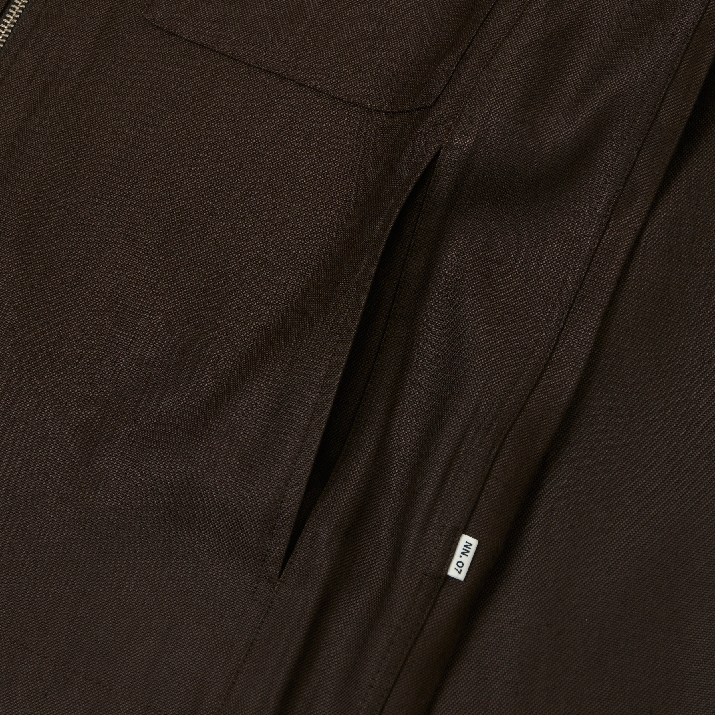 NN07 'Alban' Technical Sports Jacket - Deep Truffle