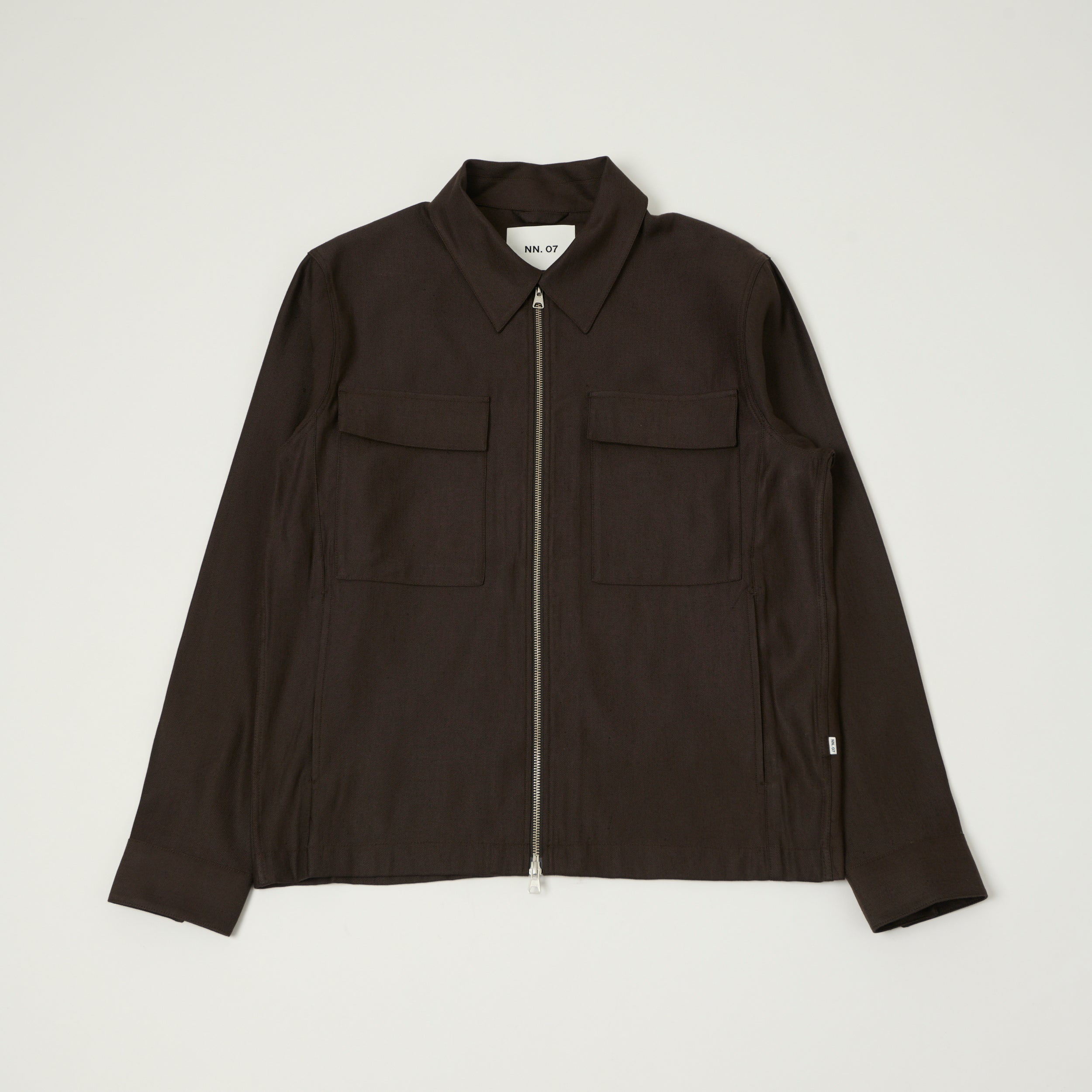 NN07 'Alban' Technical Sports Jacket - Deep Truffle