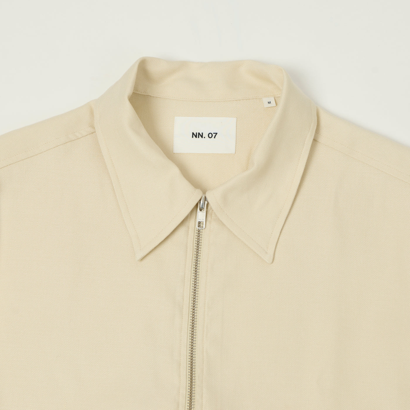 NN07 'Bruno' Half Zip Polo Shirt - Ivory