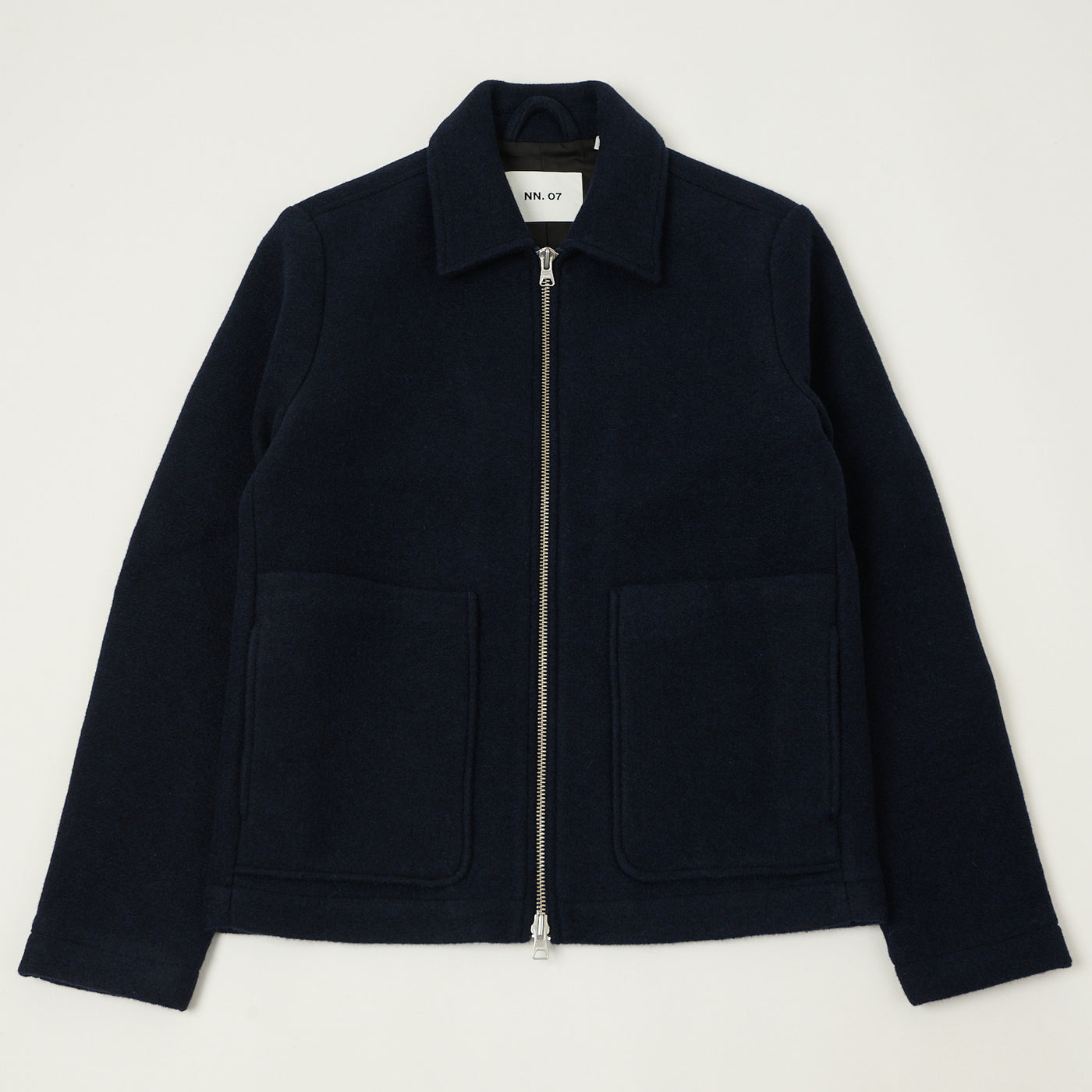 NN07 'Gael' Wool Jacket - Navy