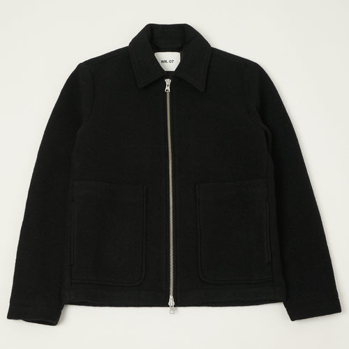NN07 'Gael' Wool Jacket - Black