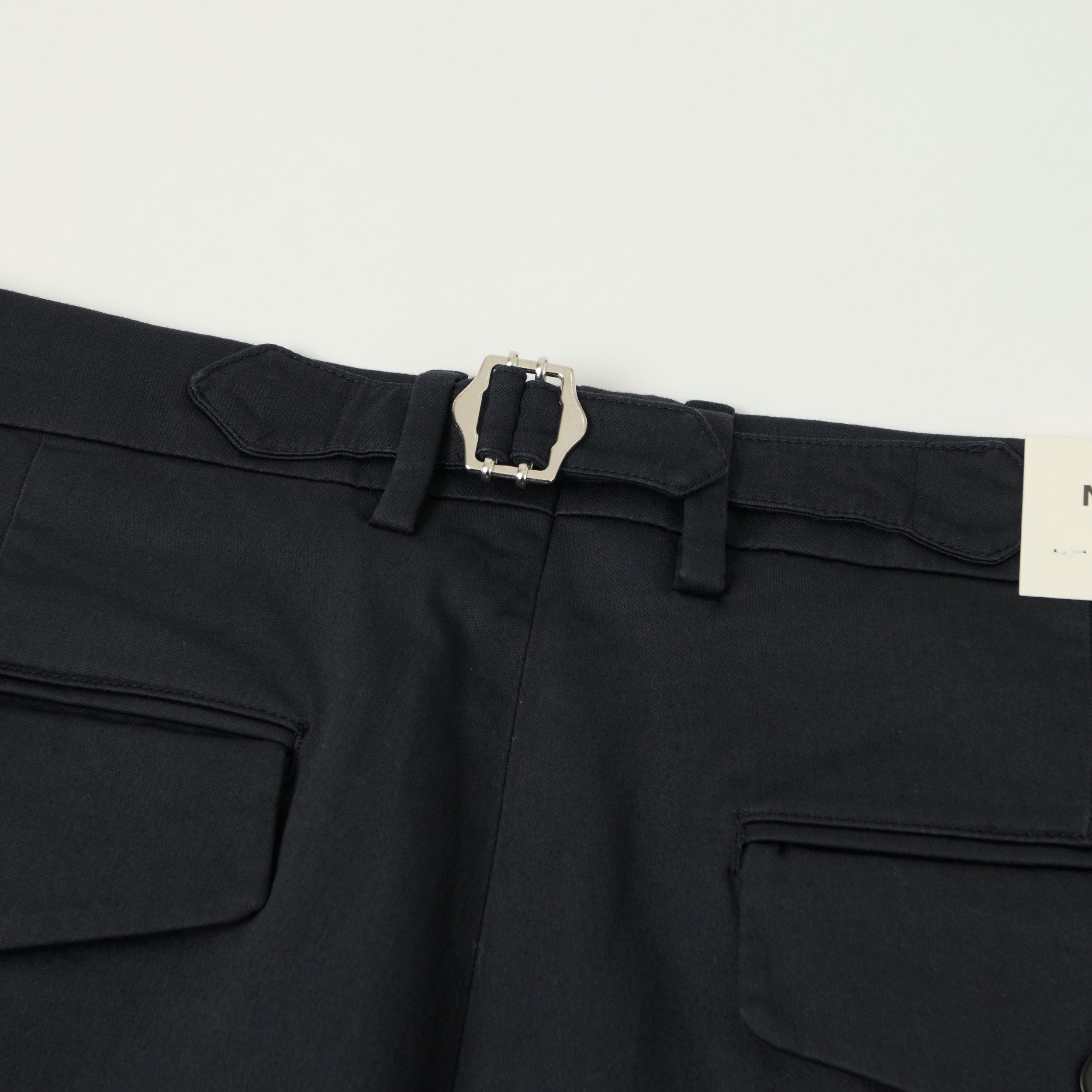 NN07 'Justin' Wide Leg Pleated Trouser - Dark Navy