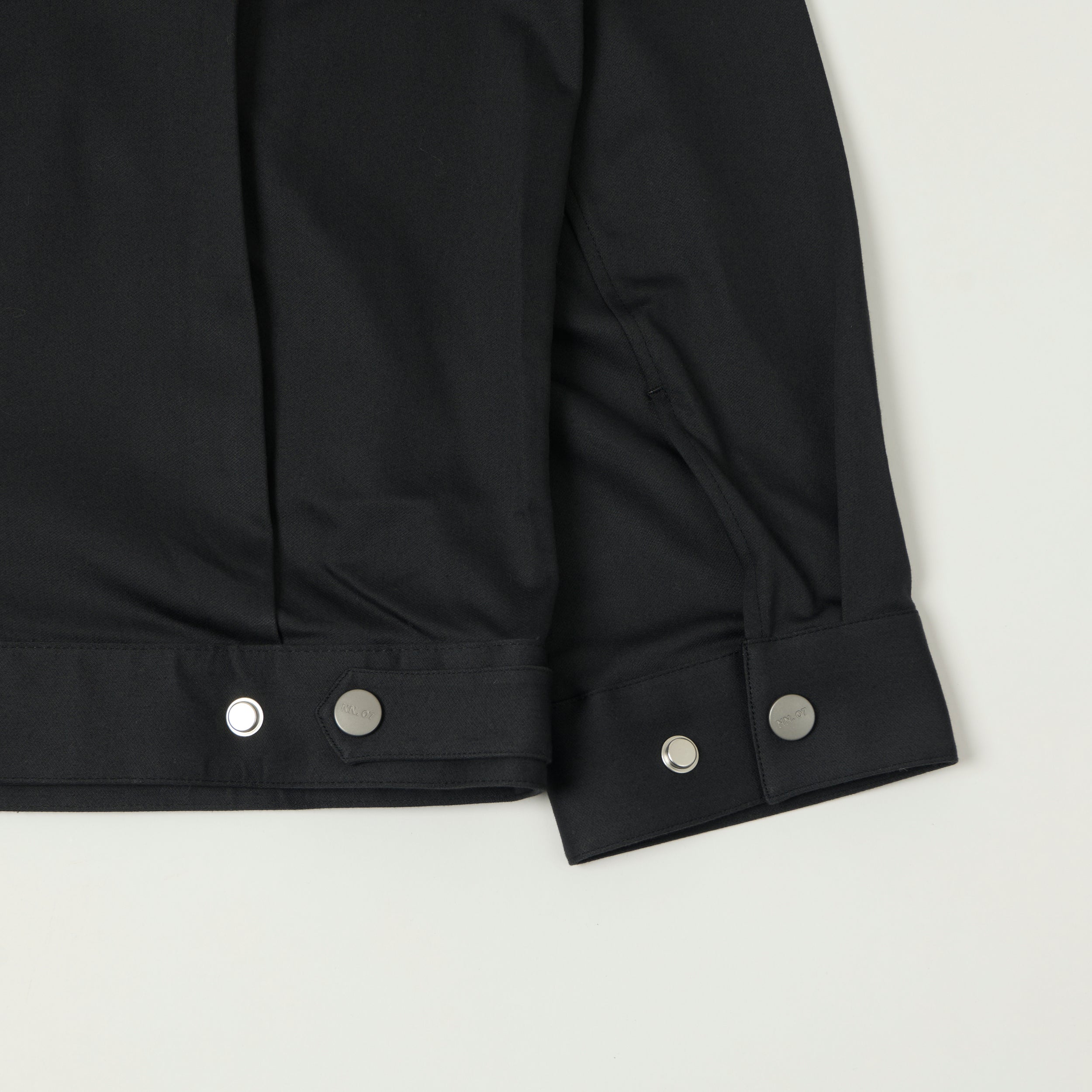 NN07 'Petrus' Sateen Sports Jacket - Black