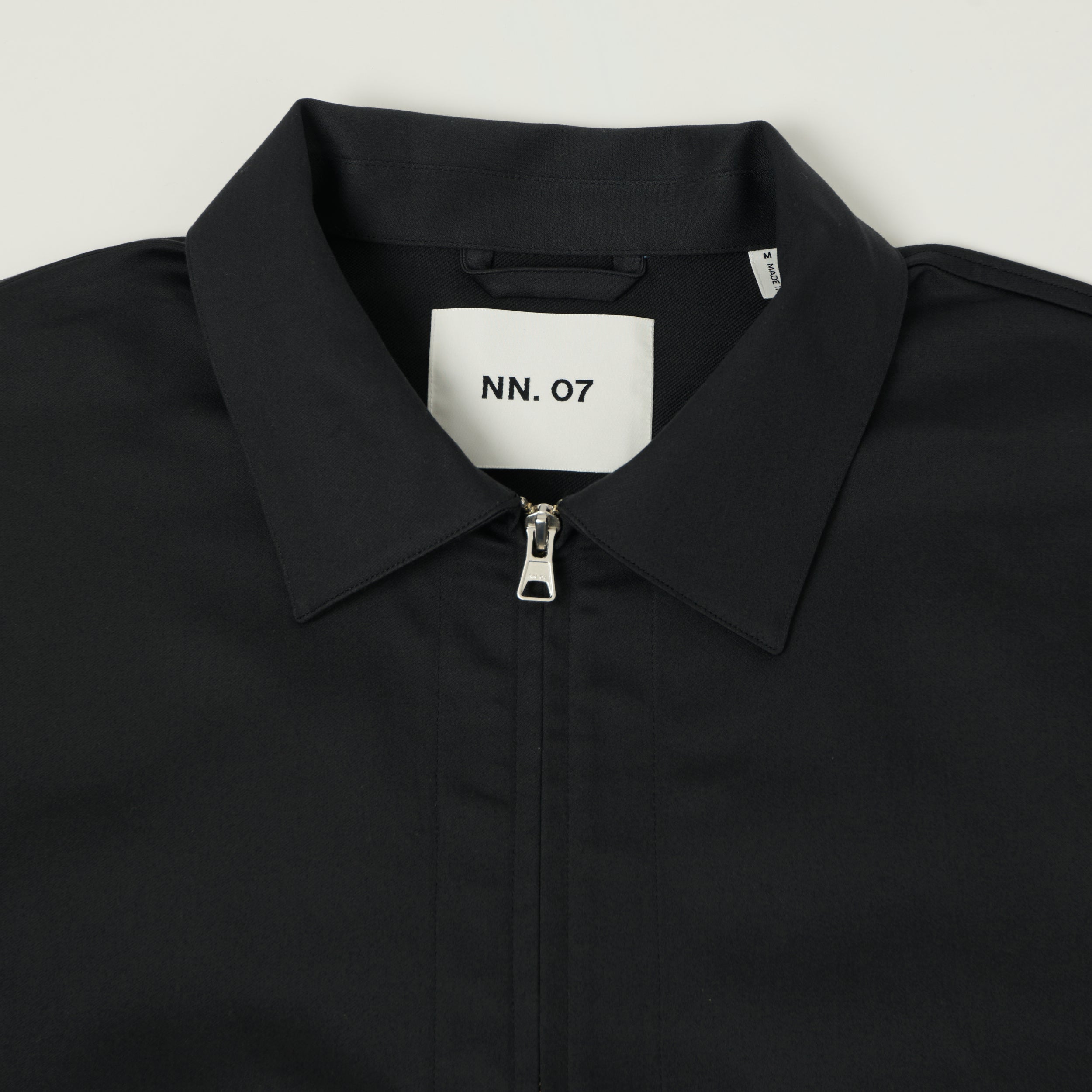 NN07 'Petrus' Sateen Sports Jacket - Black