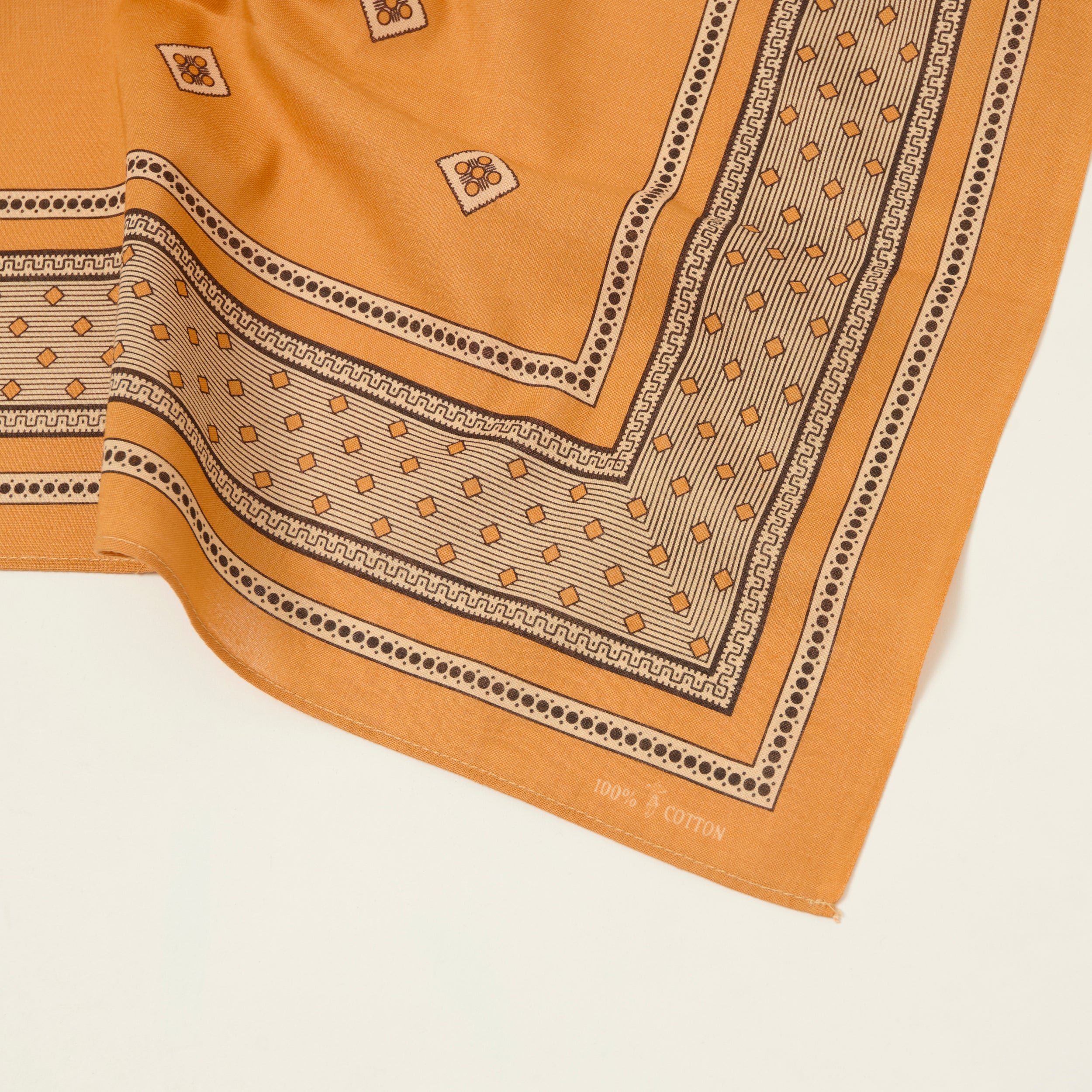 One Ear Brand 'Champagne' Bandana - Gold