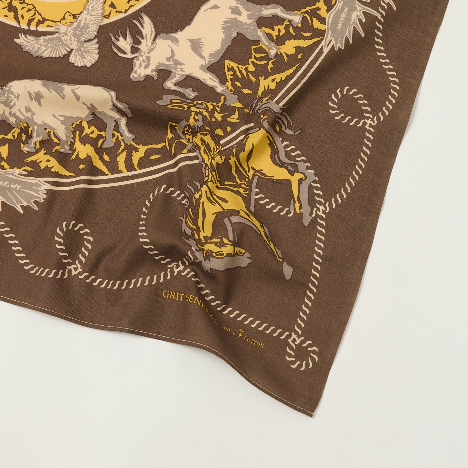 One Ear Brand 'Jackson' Bandana - Brown