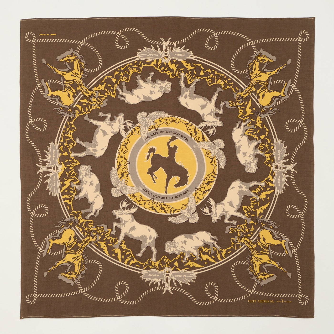 One Ear Brand 'Jackson' Bandana - Brown