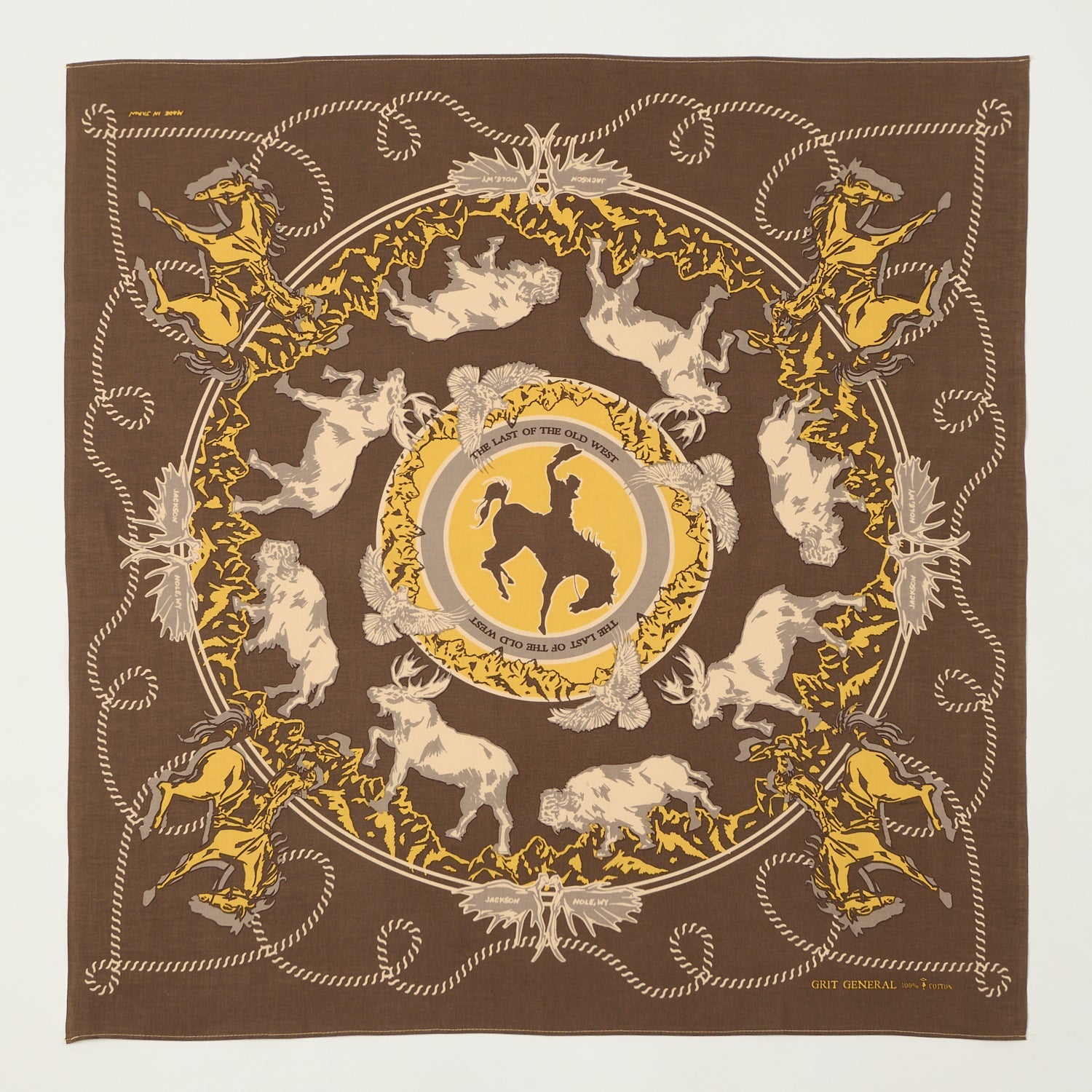 One Ear Brand 'Jackson' Bandana - Brown