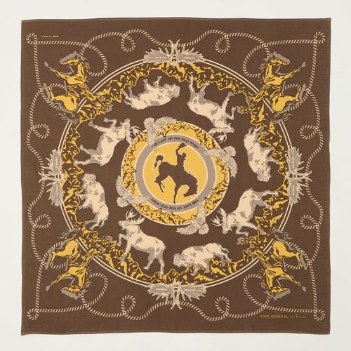One Ear Brand 'Jackson' Bandana - Brown