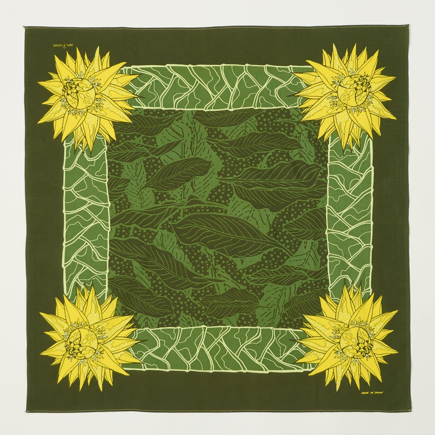 One Ear Brand 'Musella Lasiocarpa' Bandana - Green