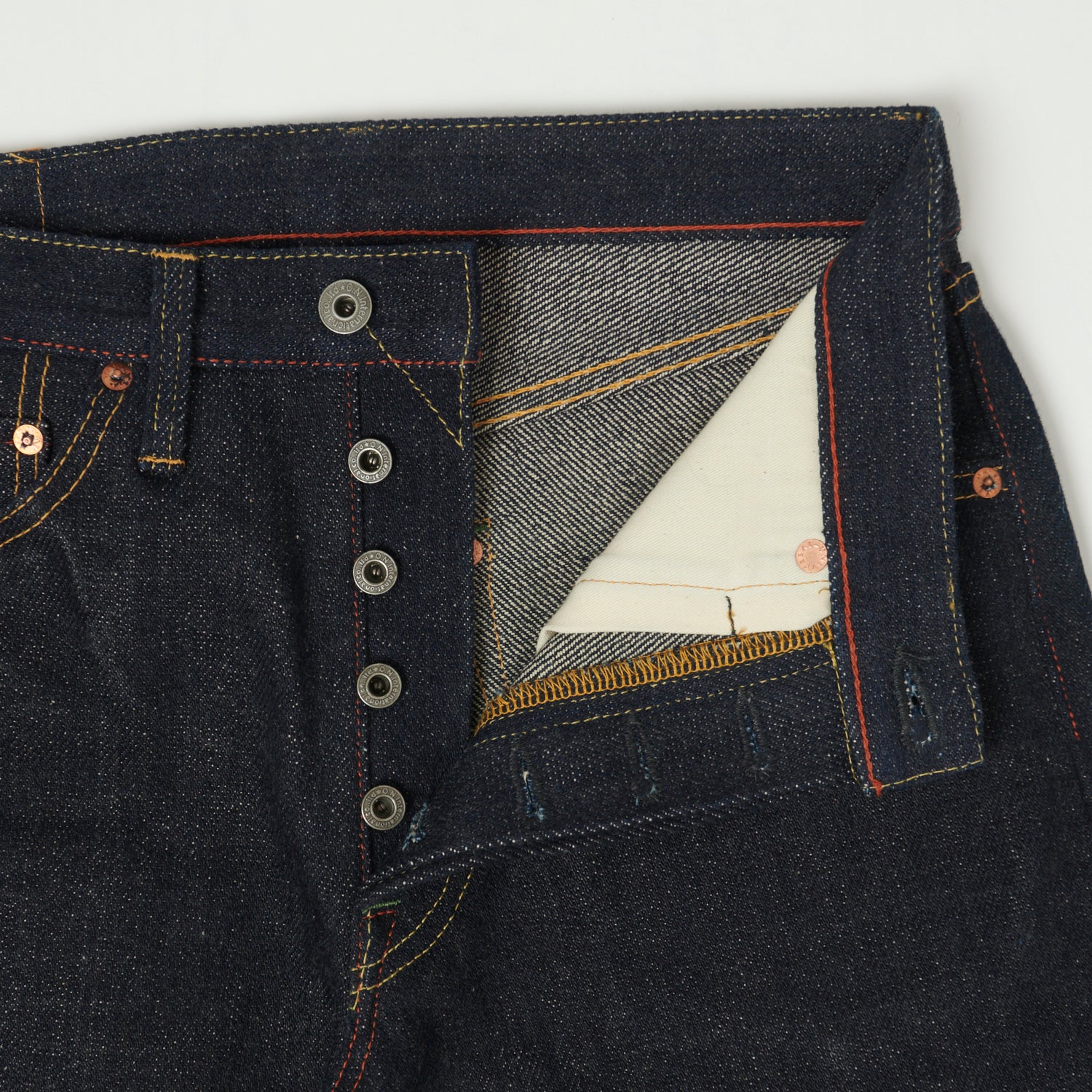 ONI Denim 246 'Kabuki' Vedge Natural Indigo Relaxed Tapered Jean - Raw