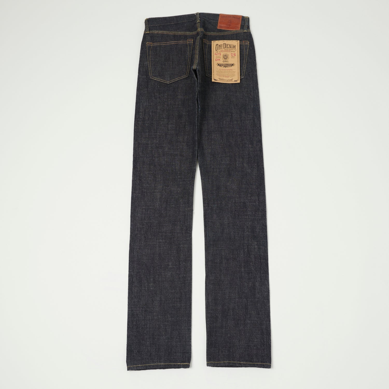 ONI Denim 417DK 14oz Slim Straight Jean - Raw