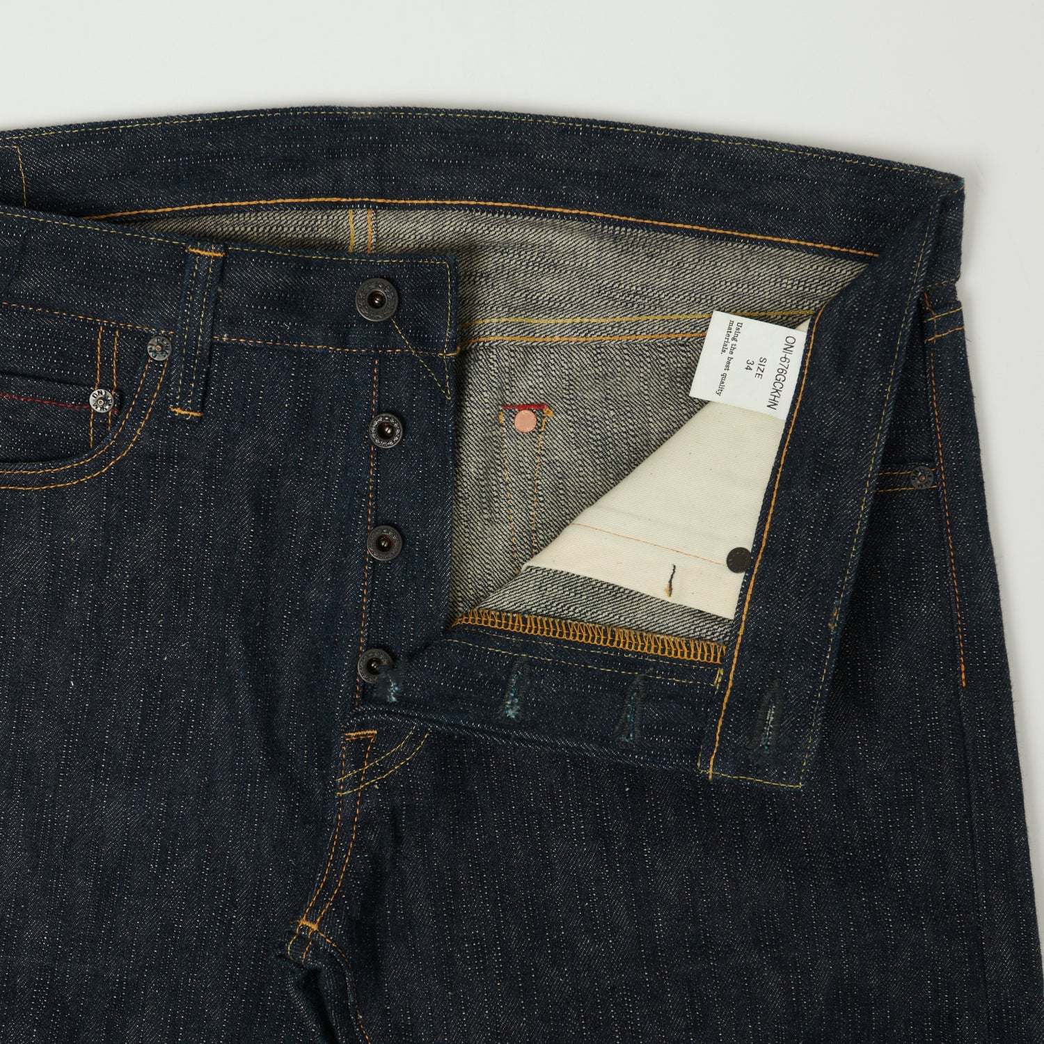 ONI Denim 676 Green Cast Kihannen 16oz Slim Tapered Jean - Raw