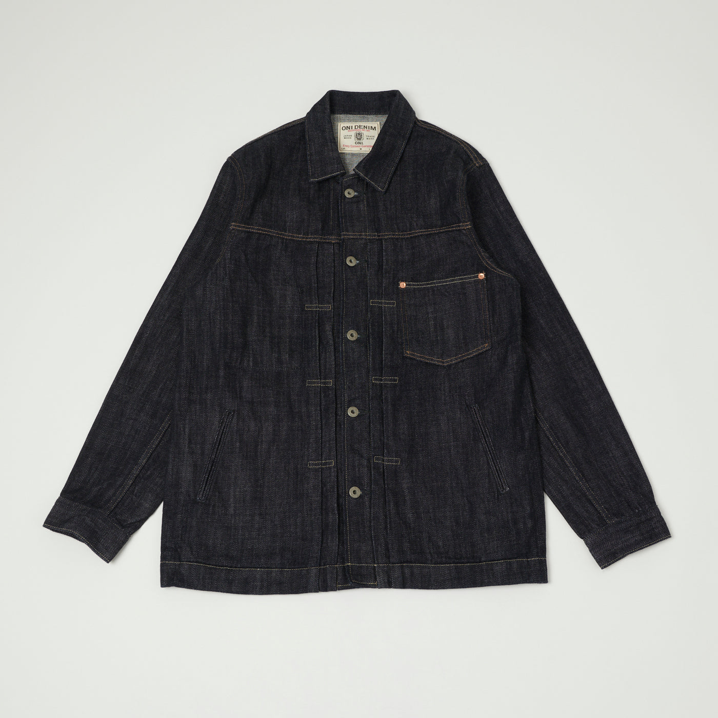 ONI Denim 03128 12oz Loose Weave Denim Coverall Jacket