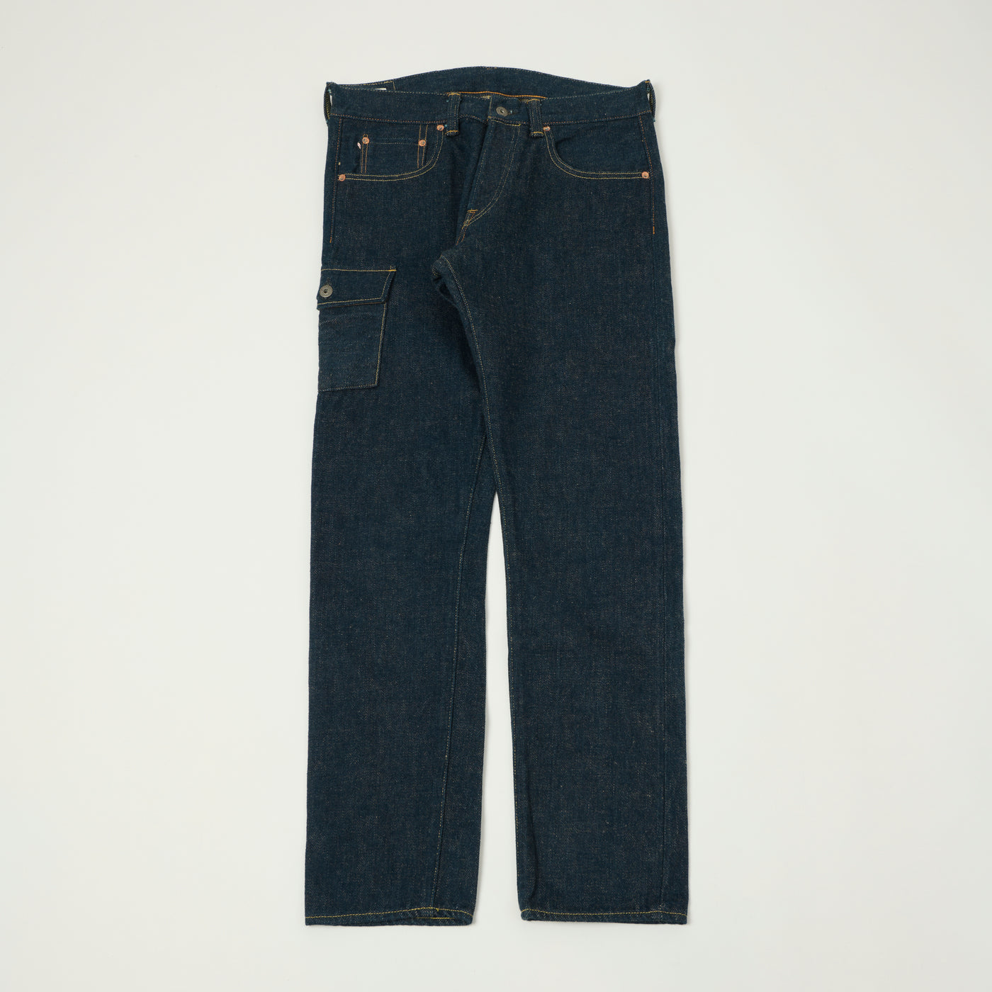 ONI Denim 548DIZR 20oz 'Dark Indigo Secret Denim' Slim Tapered Cargo Pant - One Wash