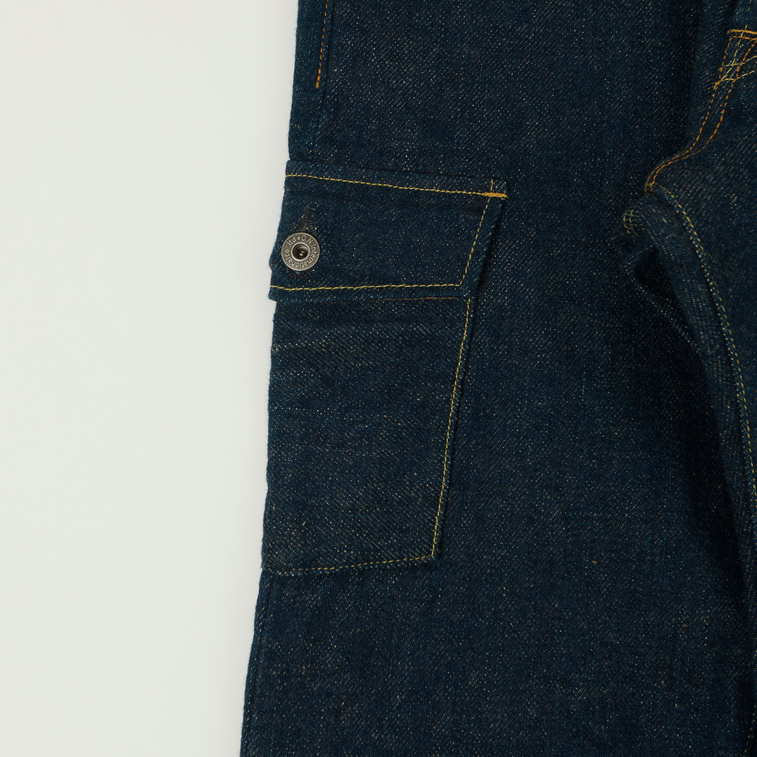 ONI Denim 548DIZR 20oz 'Dark Indigo Secret Denim' Slim Tapered Cargo Pant - One Wash