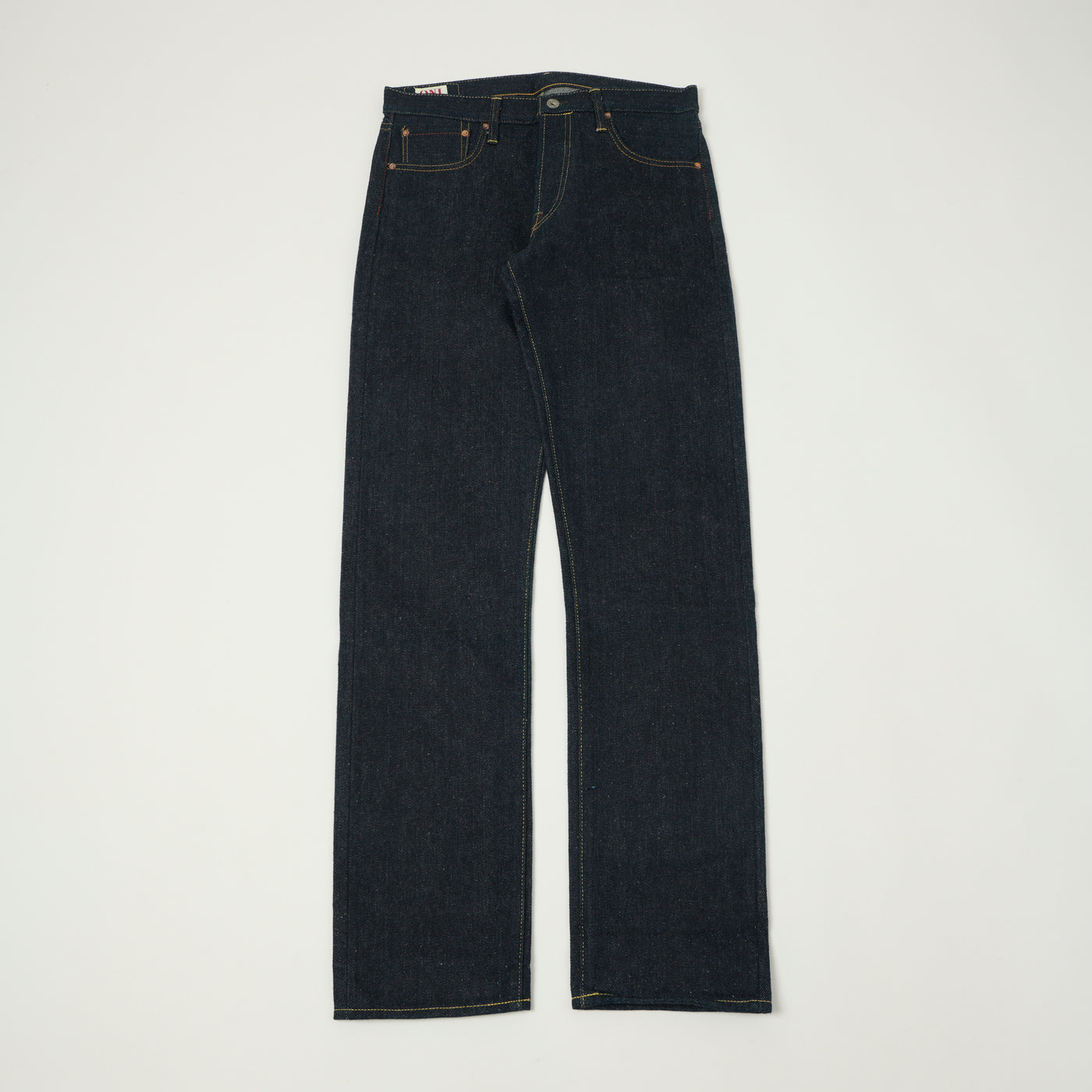 ONI Denim 575DGC Deep Green Cast 20oz Slim Straight Jean - Raw