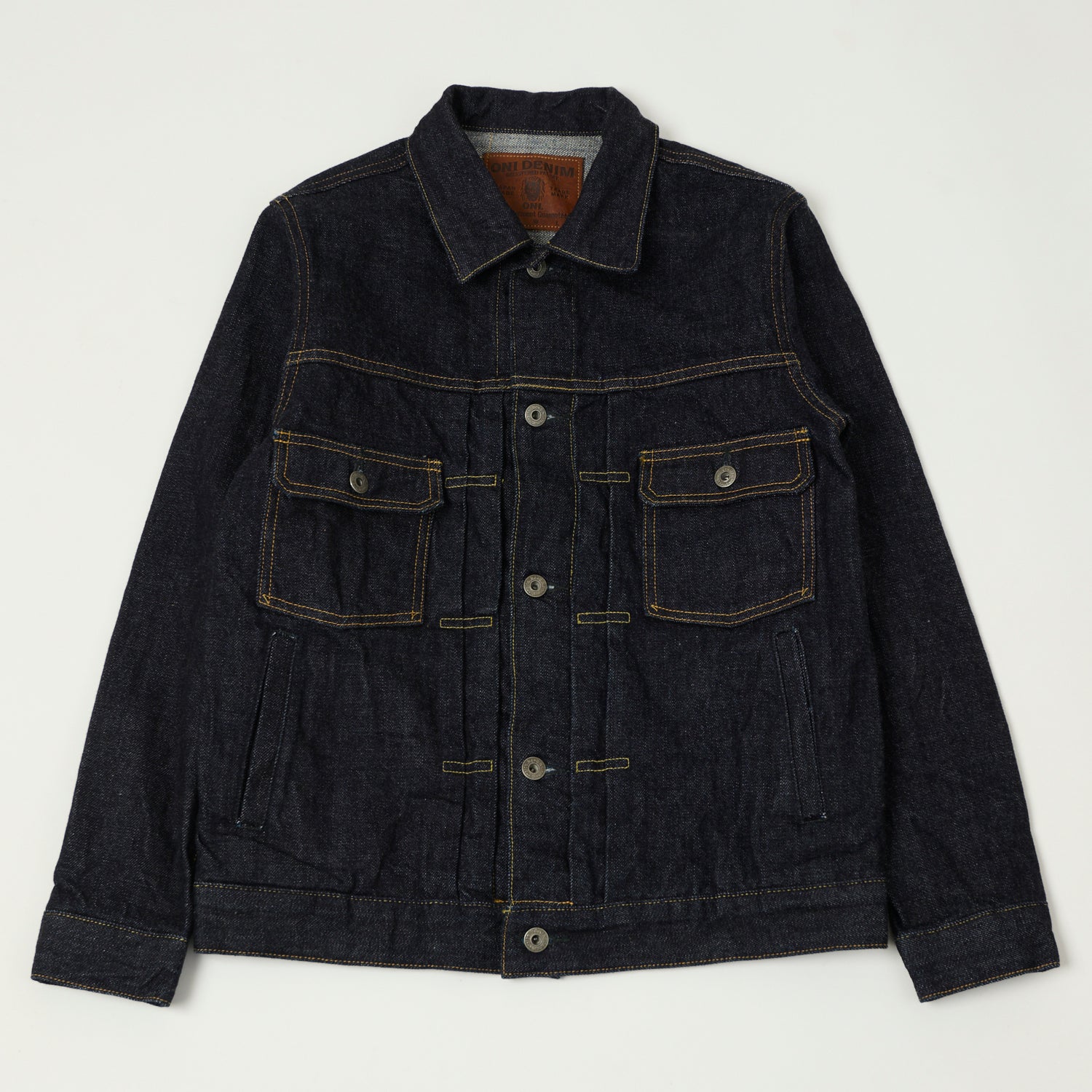 ONI Denim 02516P 15oz Type II Denim Jacket - Rinsed