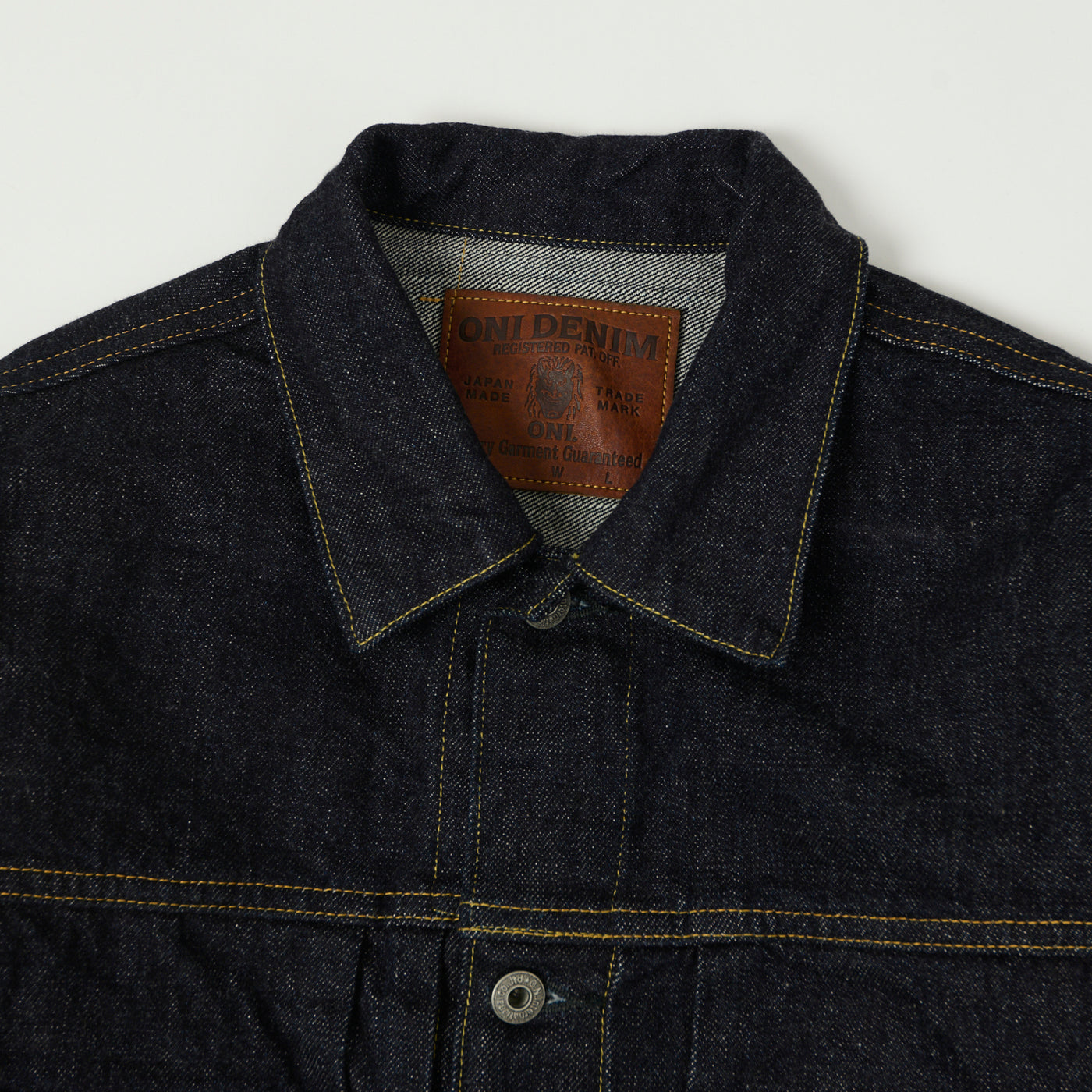 ONI Denim 02516P 15oz Type II Denim Jacket - Rinsed