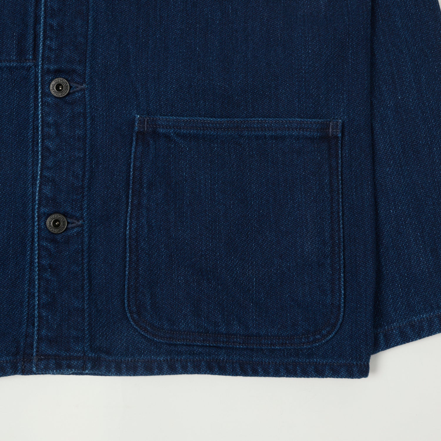 ONI Denim 03501 Indigo Dobby Twill Coverall Jacket - Indigo