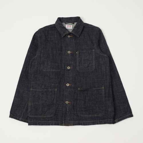 ONI Denim 03502N-LS 13.5oz Denim Chore Jacket - One Wash