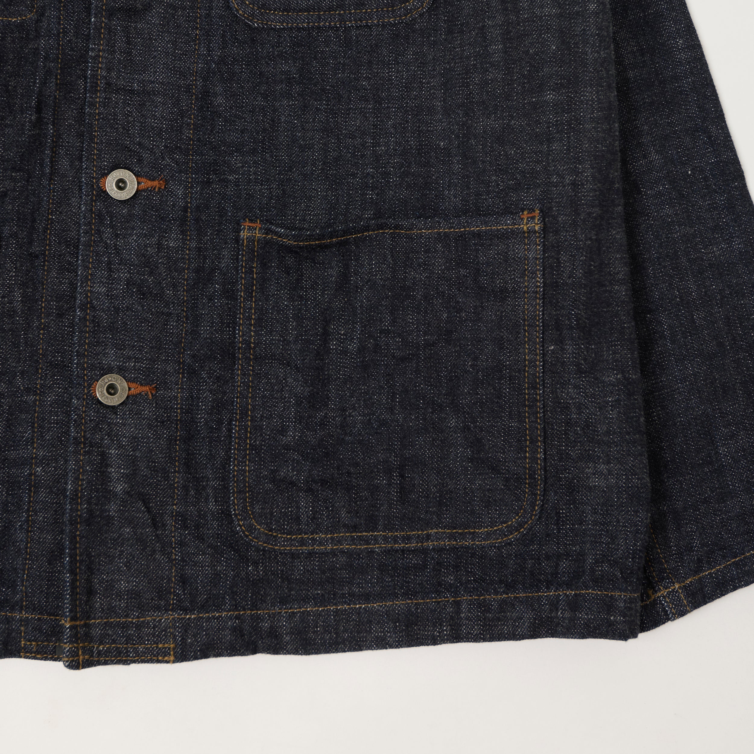ONI Denim 03502N-LS 13.5oz Denim Chore Jacket - One Wash