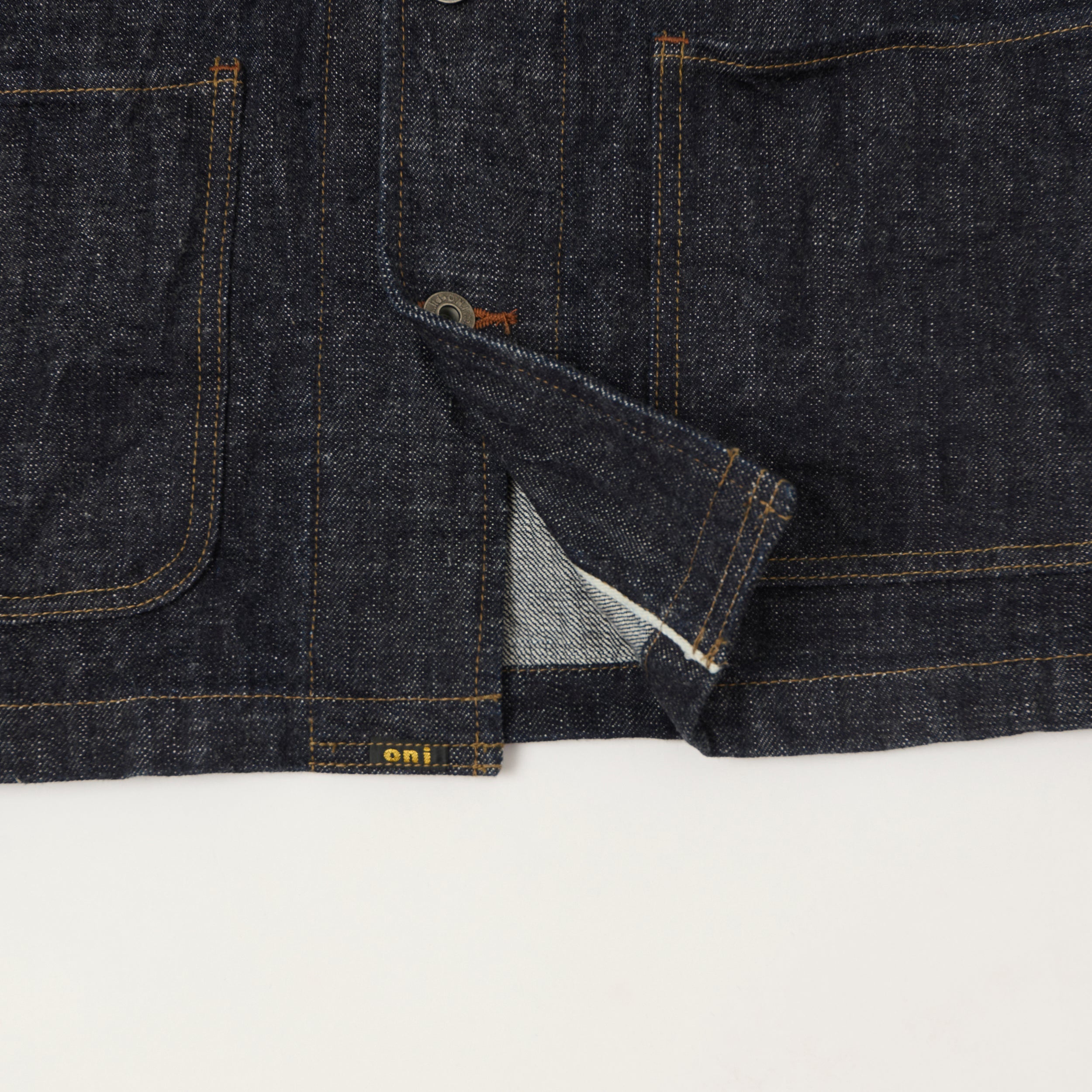 ONI Denim 03502N-LS 13.5oz Denim Chore Jacket - One Wash