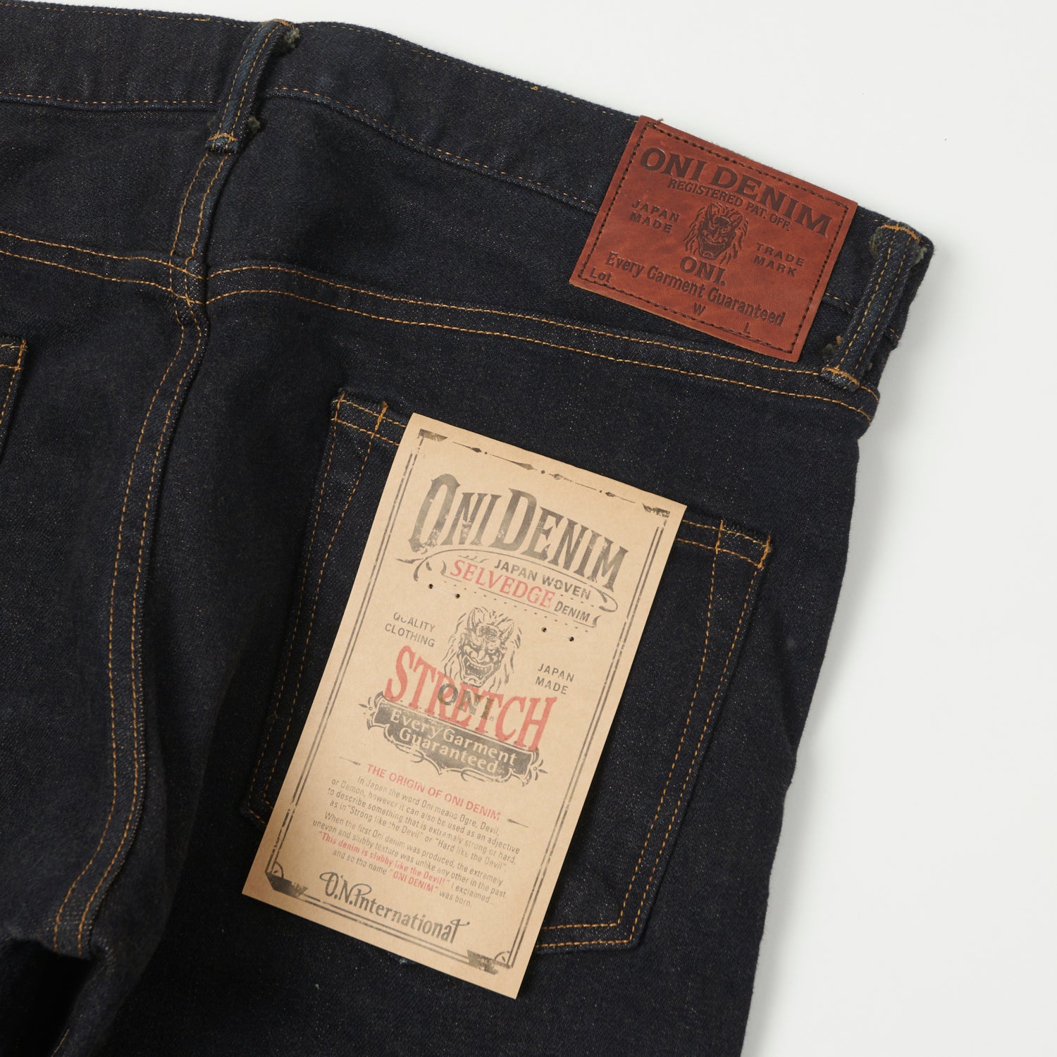 ONI Denim 122S 15oz Slim Tapered Stretch Jean - Moca One Wash