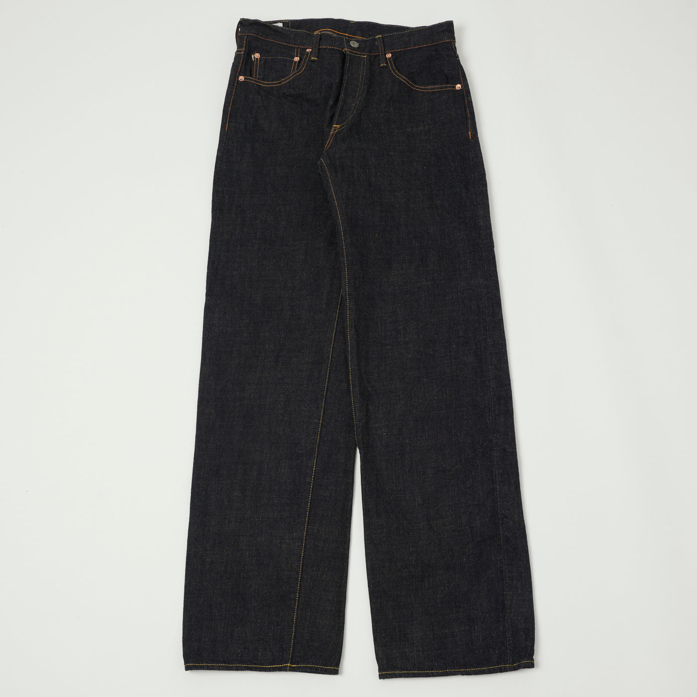 ONI Denim 200-14KBE 14oz Wide Straight Jean - One Wash