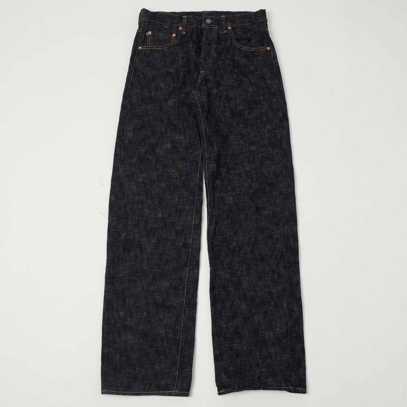 ONI Denim 200-Kasuri 17oz Wide Straight Jean - One Wash