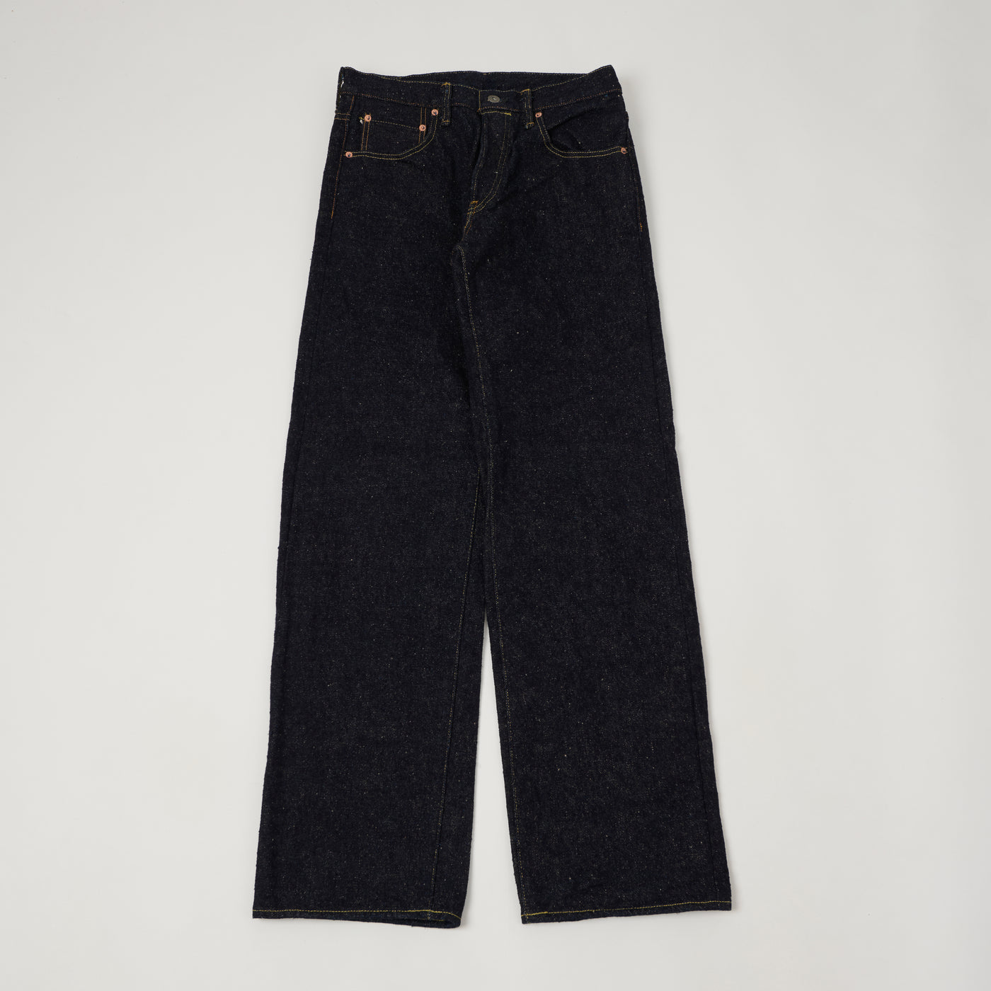 ONI Denim 200 Asphalt 20oz Wide Straight Jean - One Wash