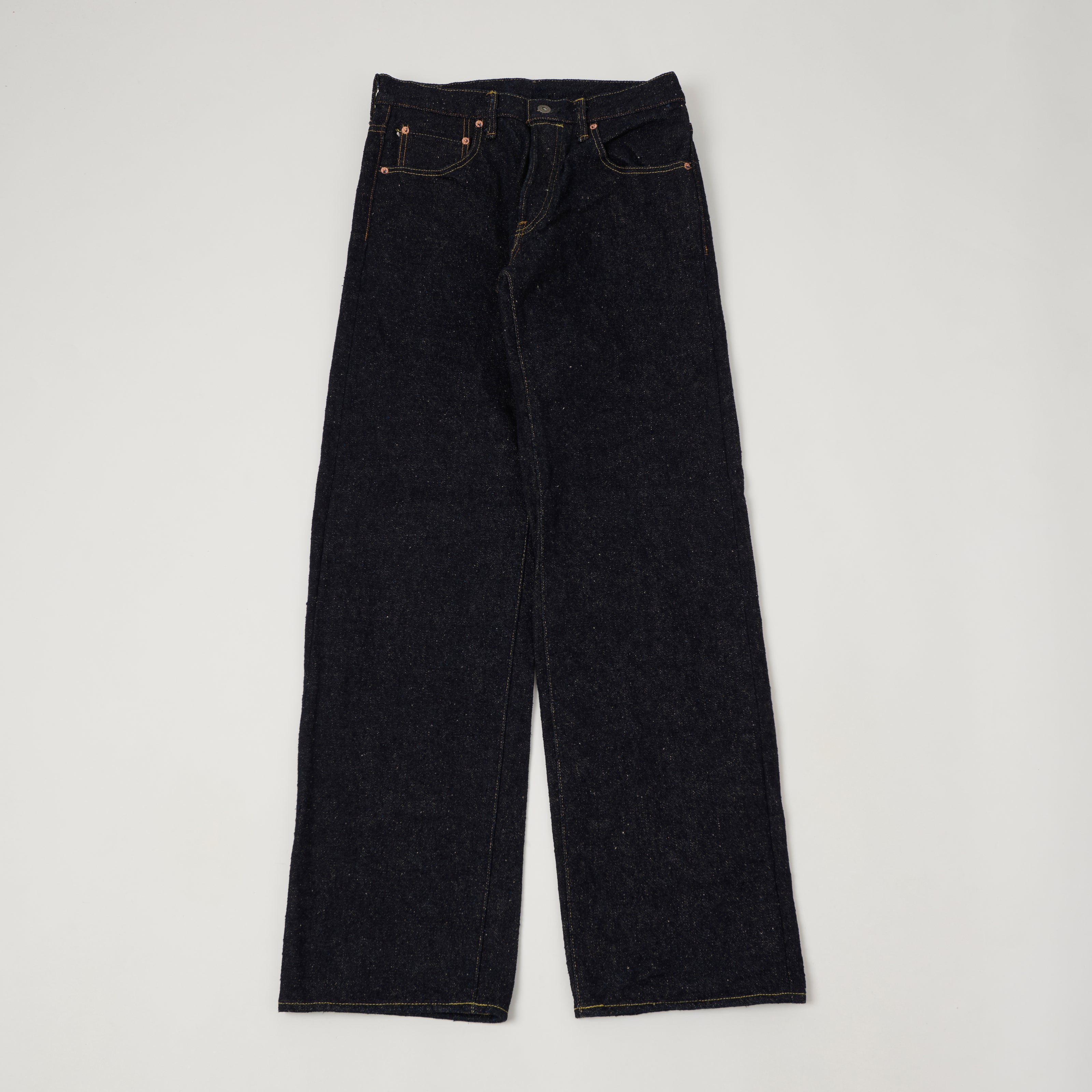 ONI Denim 200 Asphalt 20oz Wide Straight Jean - One Wash