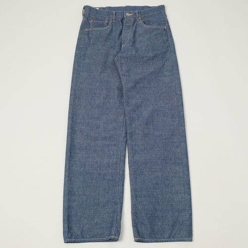 ONI Denim 200-HCSV 8oz Chambray Wide Straight Jean - Blue