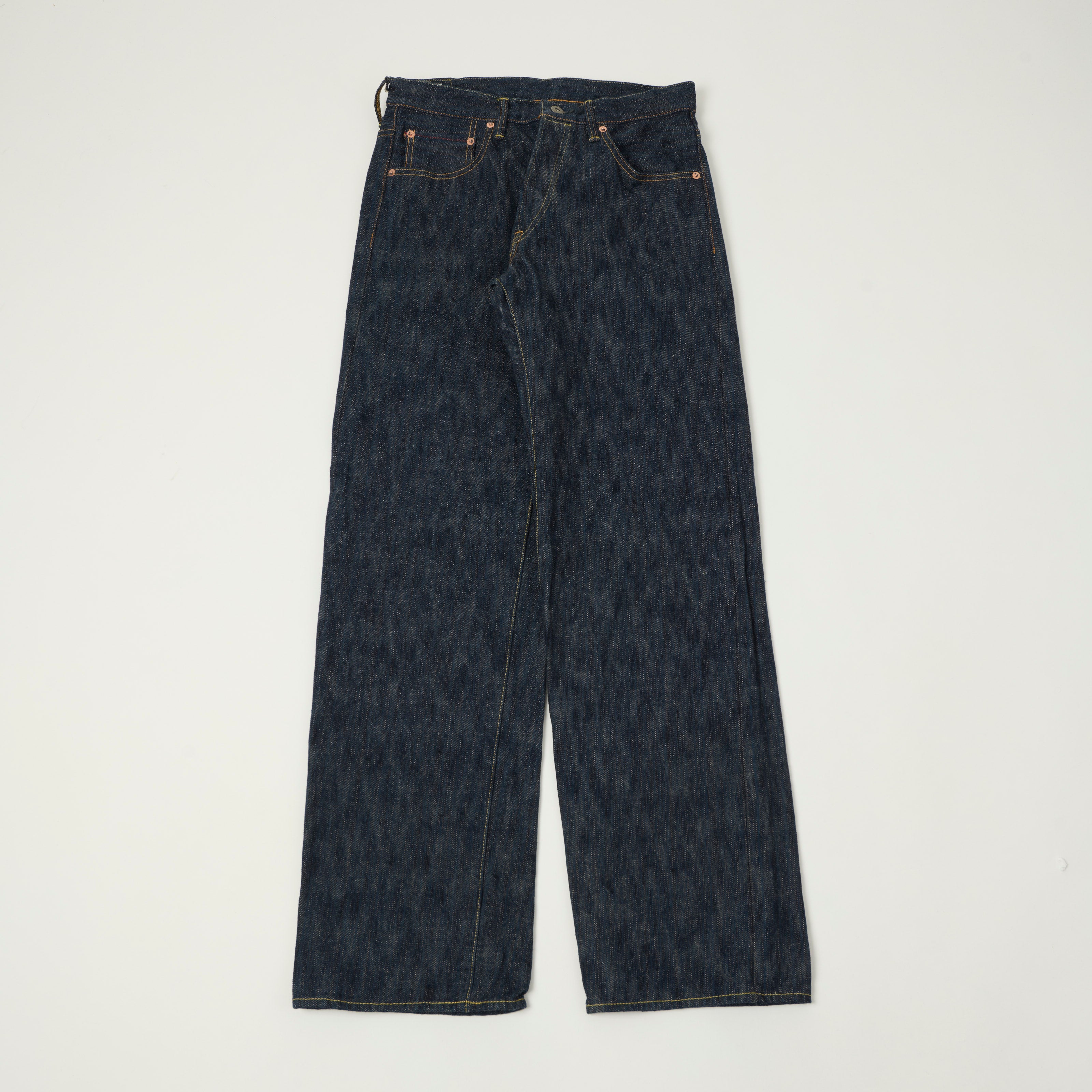 ONI Denim 200 Kase 16oz Natural Indigo Wide Straight Jean - One Wash