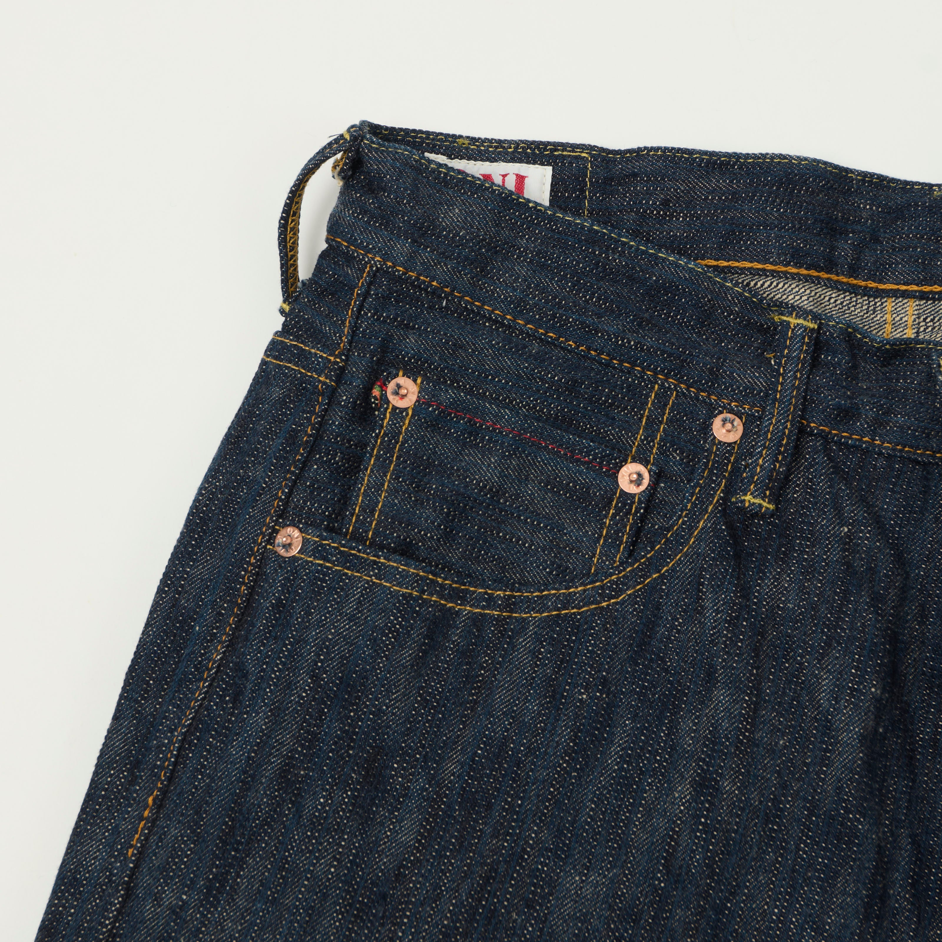 ONI Denim 200 Kase 16oz Natural Indigo Wide Straight Jean - One Wash