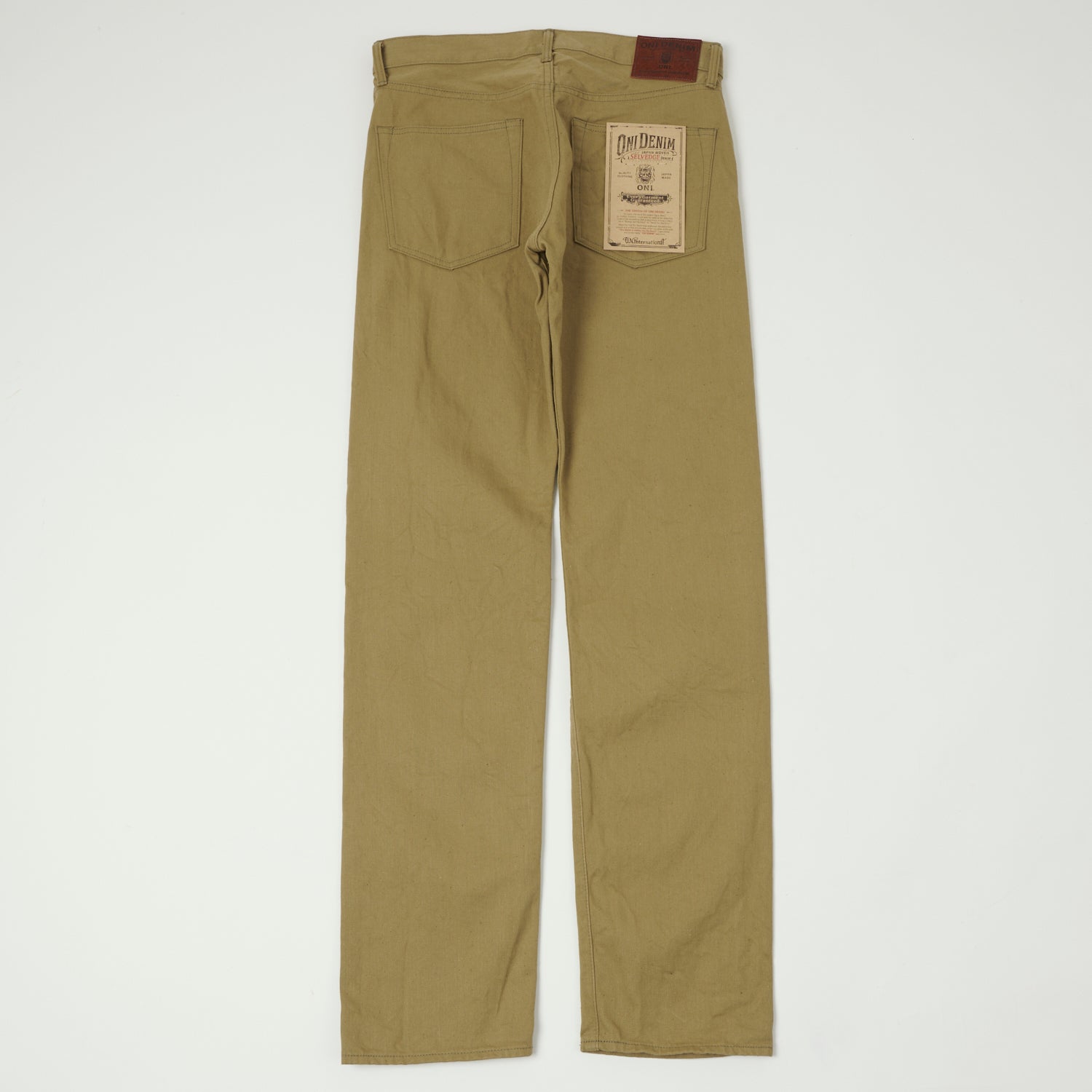 ONI Denim 206-BRD 'British Drill' Neat Loose Straight Jean - Tan One Wash