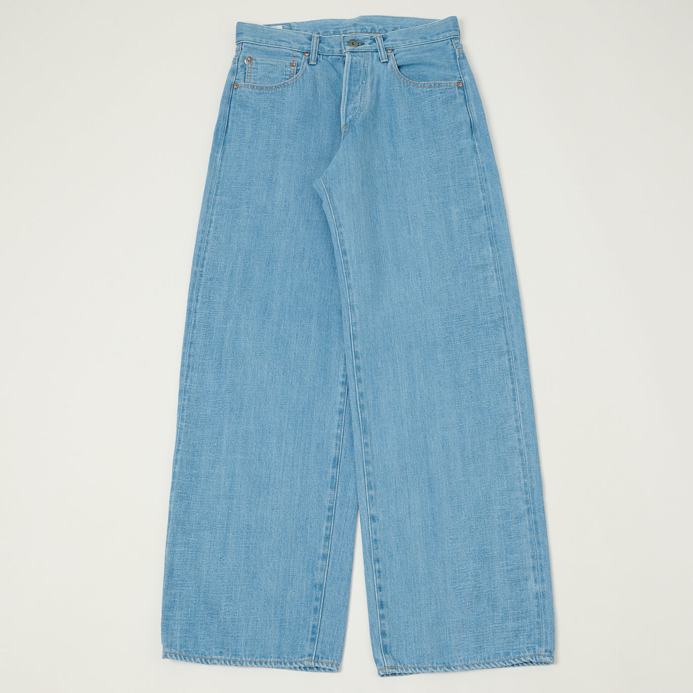 ONI Denim 222-Kiraku Extra Wide Straight Jean - Bleach Wash