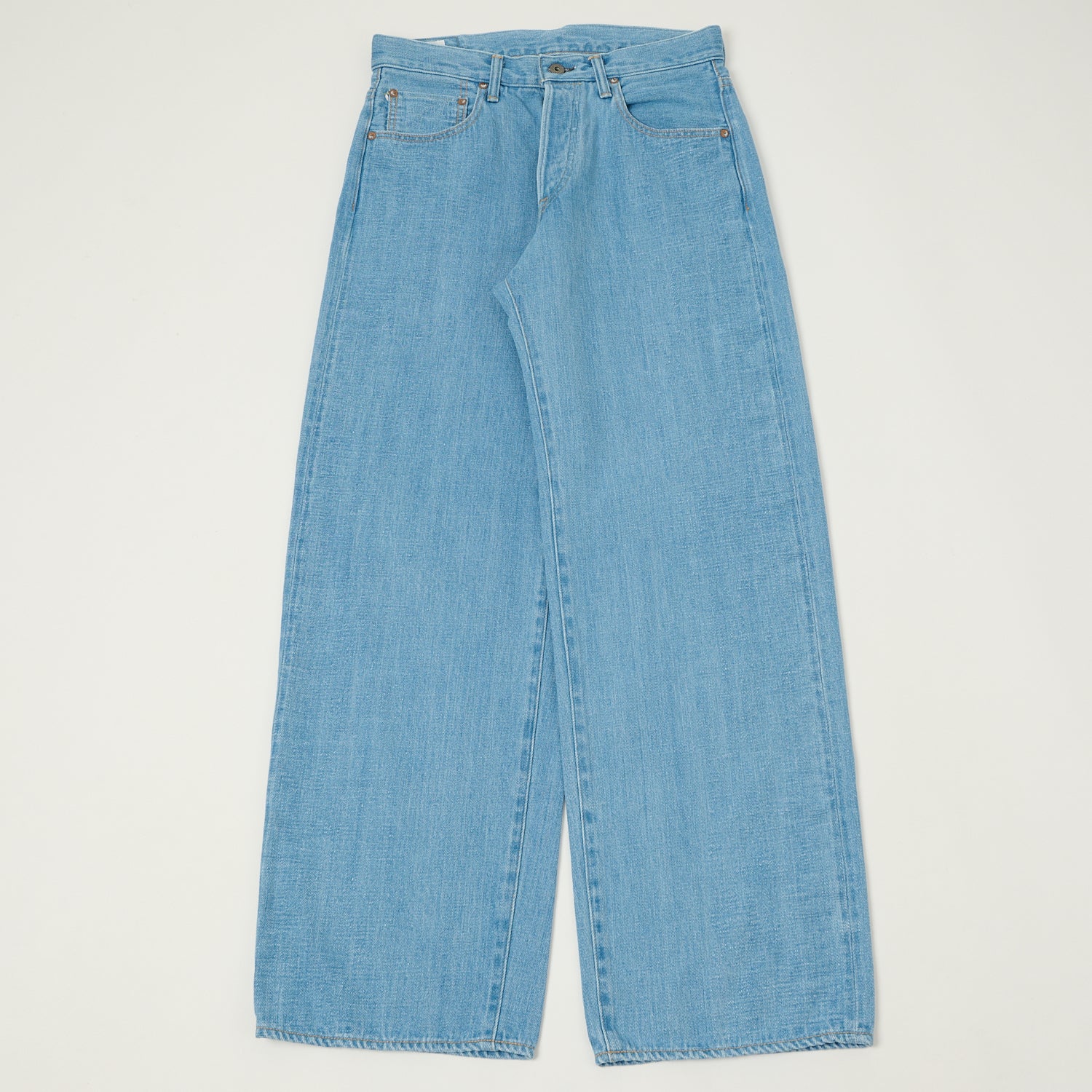 ONI Denim 222-Kiraku Extra Wide Straight Jean - Bleach Wash