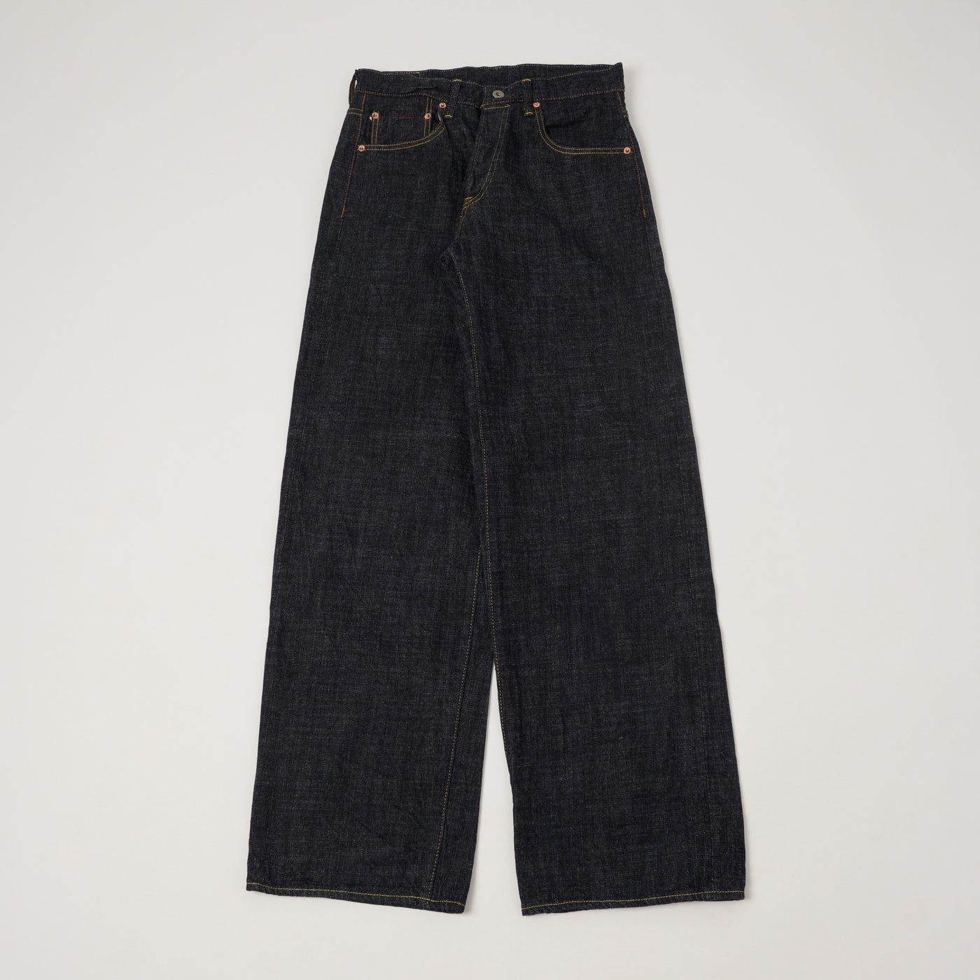 ONI Denim 222-LS 13.5oz Extra Wide Straight Jean - One Wash