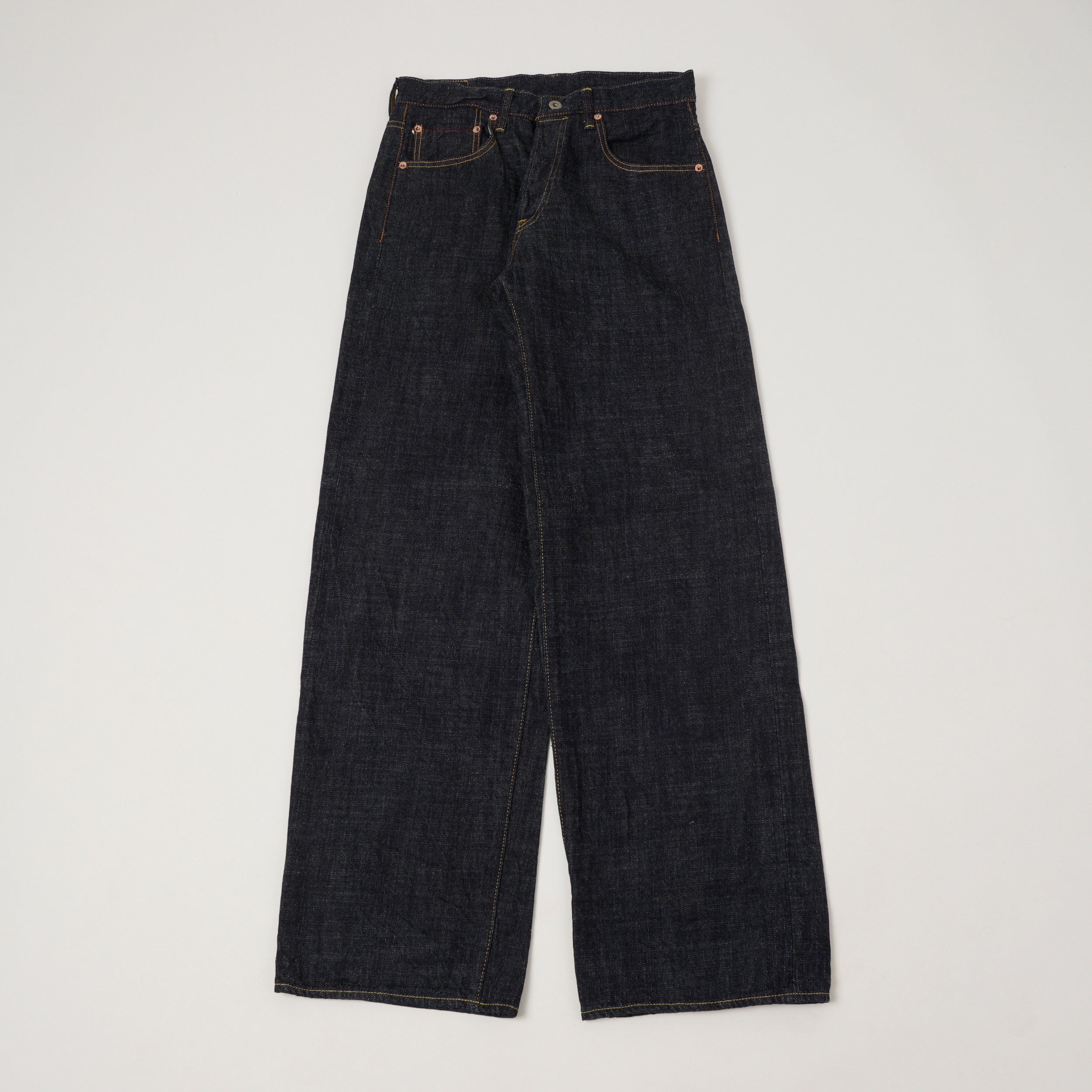 ONI Denim 222-LS 13.5oz Extra Wide Straight Jean - One Wash