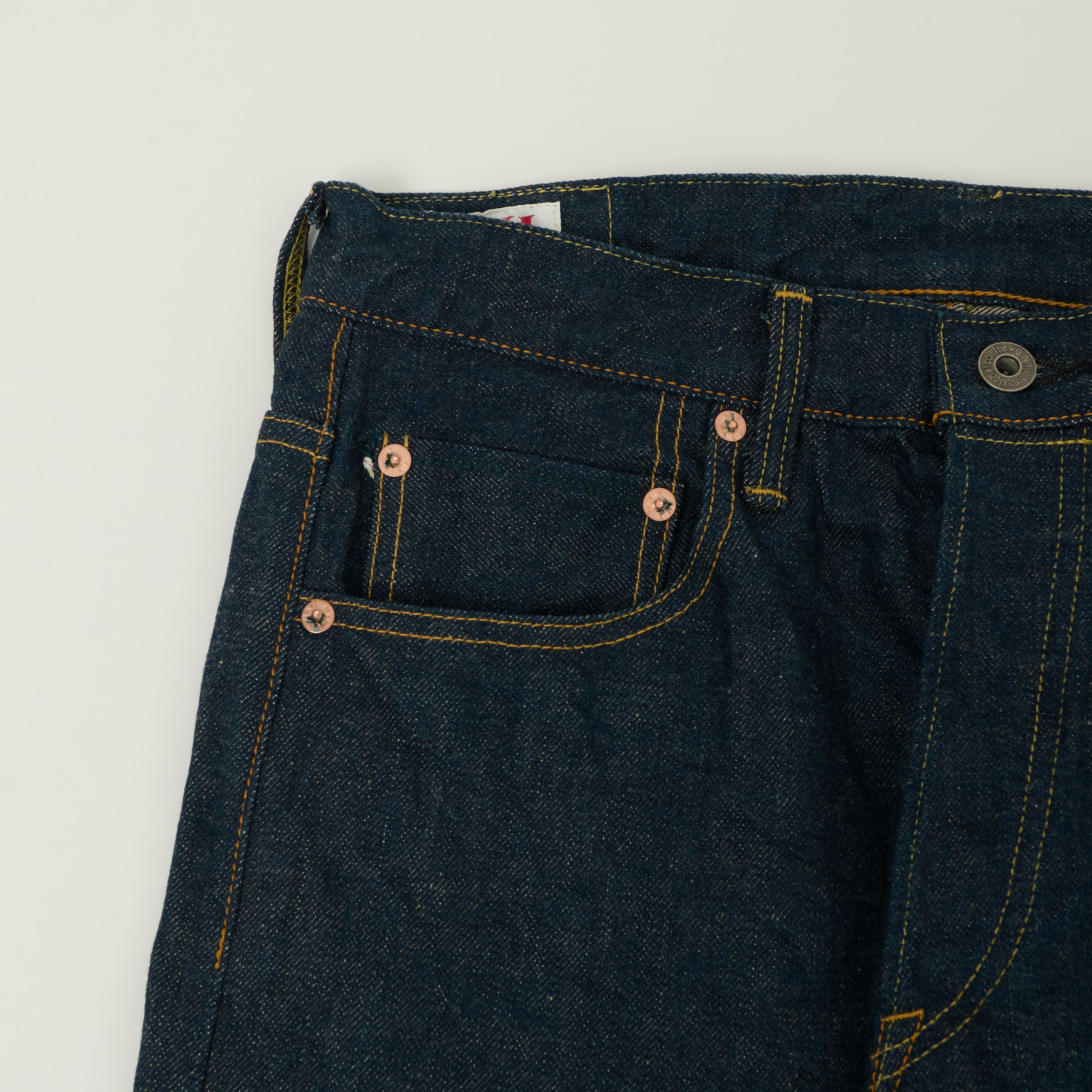 ONI Denim 222 Ishikawadai 15oz Extra Wide Straight Jean - One Wash