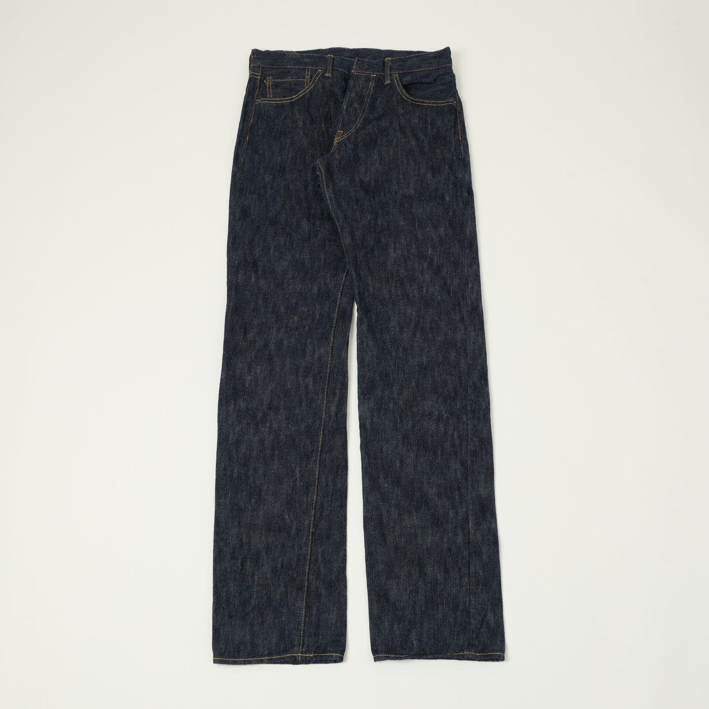 ONI Denim 245NIKHN Natural Indigo Kihannen 18oz Relaxed Tapered Jean - One Wash