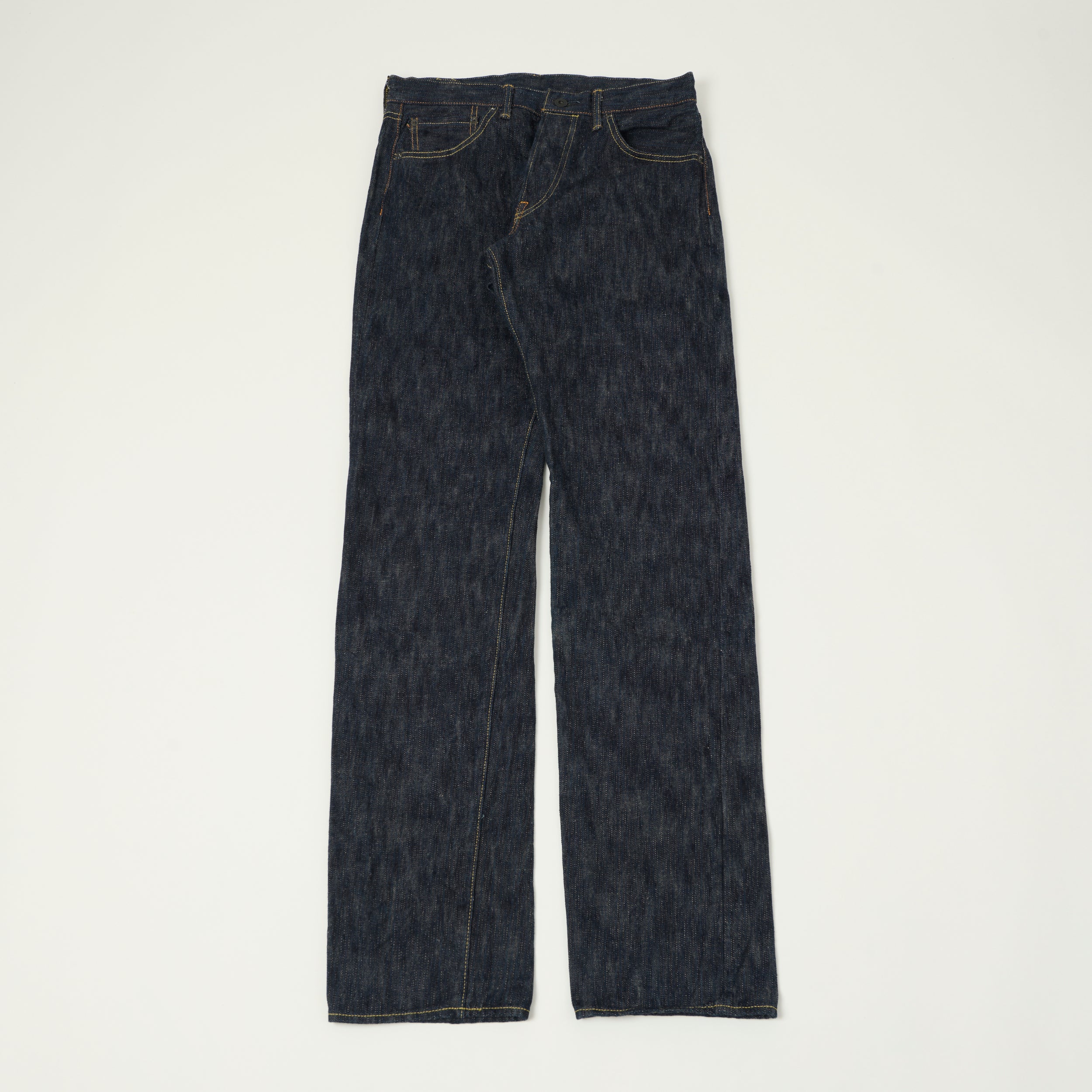 ONI Denim 245NIKHN Natural Indigo Kihannen 18oz Relaxed Tapered Jean - One Wash