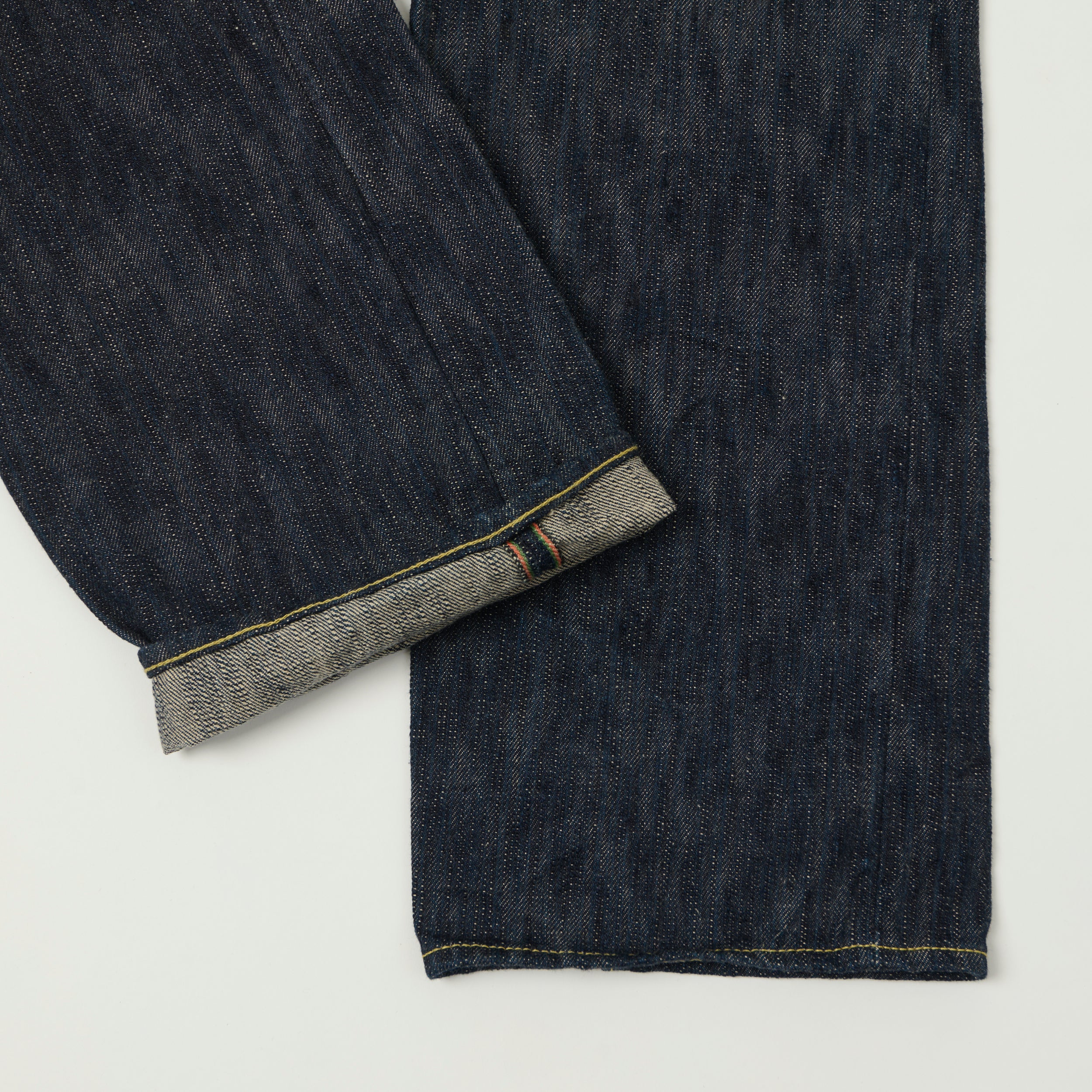 ONI Denim 245NIKHN Natural Indigo Kihannen 18oz Relaxed Tapered Jean - One Wash