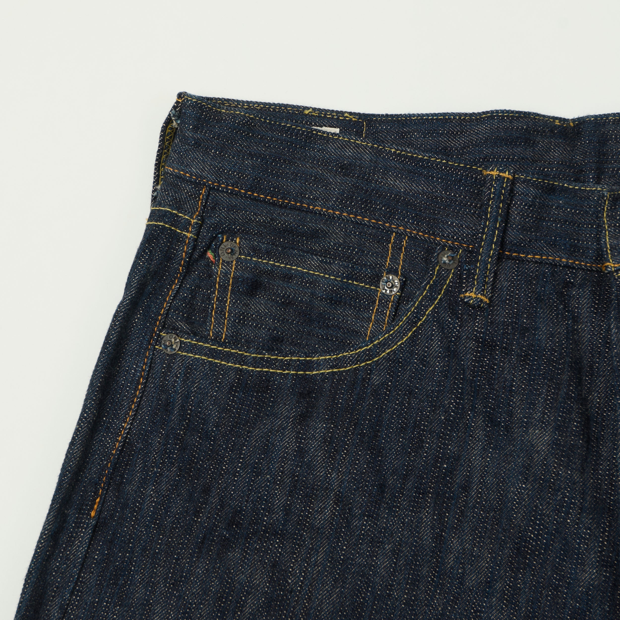 ONI Denim 245NIKHN Natural Indigo Kihannen 18oz Relaxed Tapered Jean - One Wash