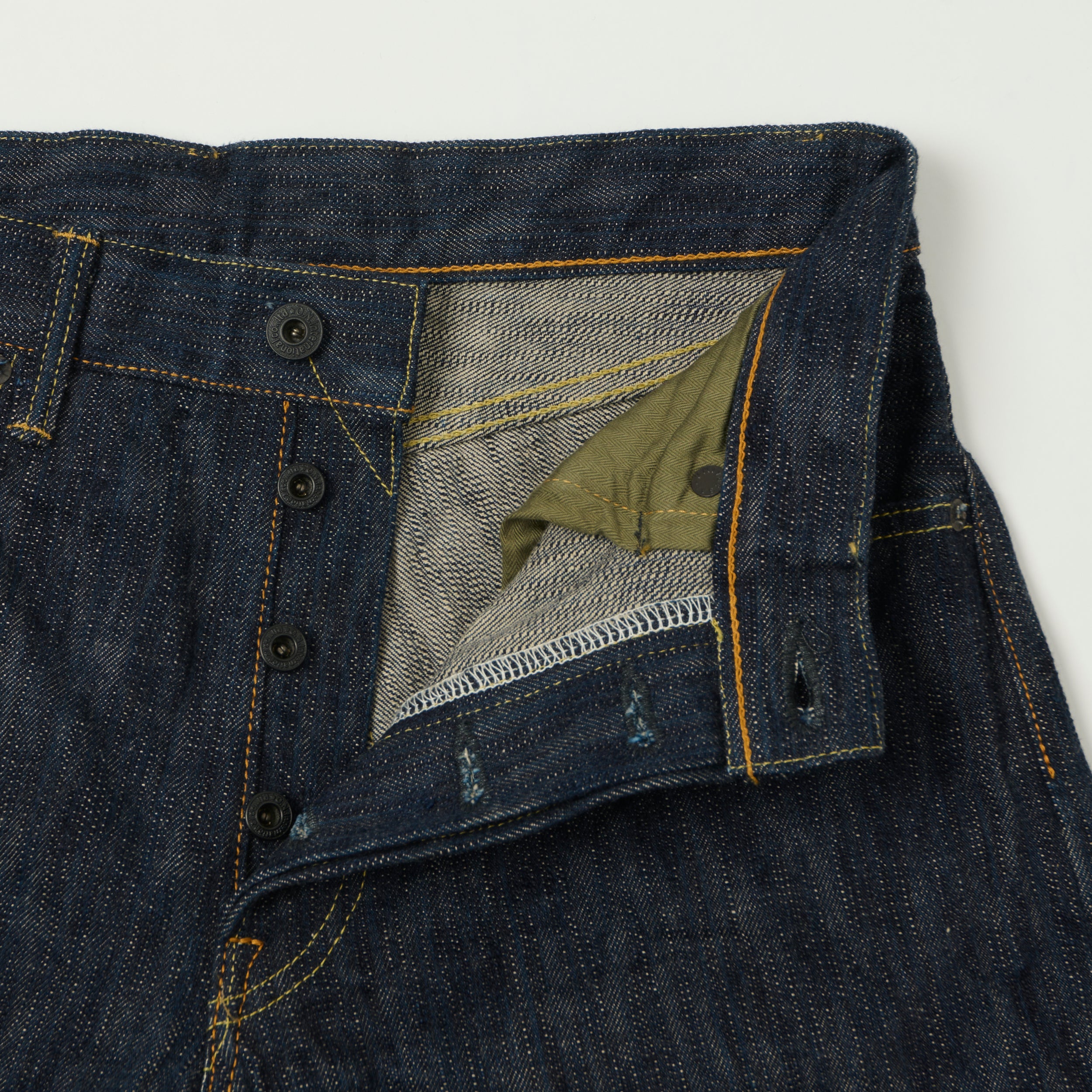 ONI Denim 245NIKHN Natural Indigo Kihannen 18oz Relaxed Tapered Jean - One Wash