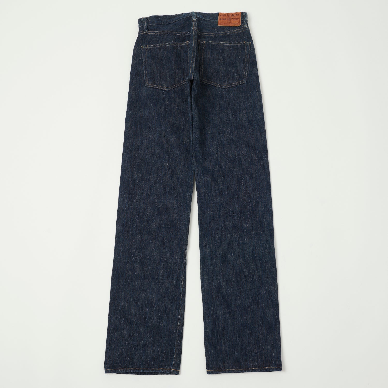 ONI Denim 266 Kase 16oz Natural Indigo 'Kabuki' Selvedge Loose Straight Jean - One Wash