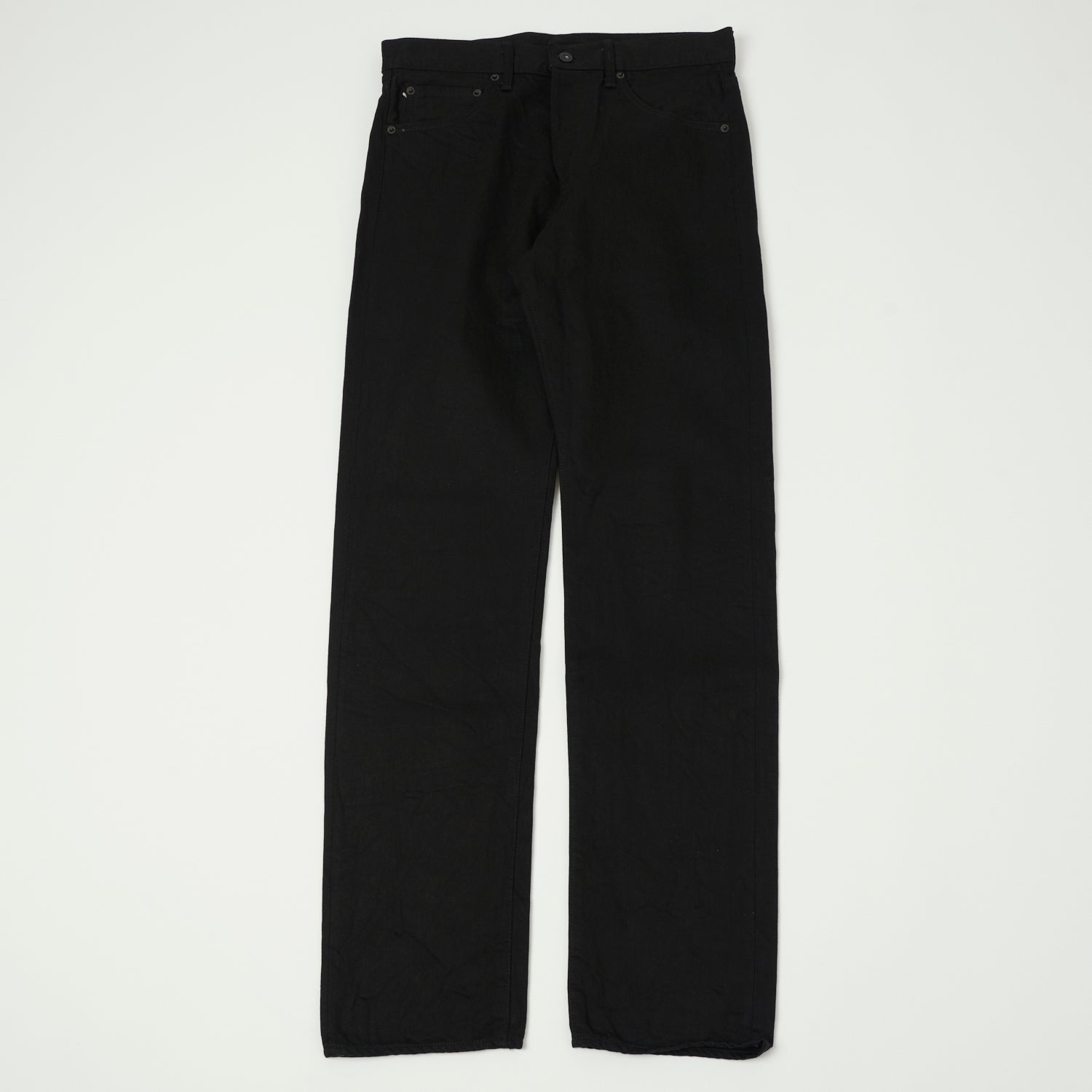 ONI Denim 286-13BK 13oz Regular Straight Jean - Black One Wash