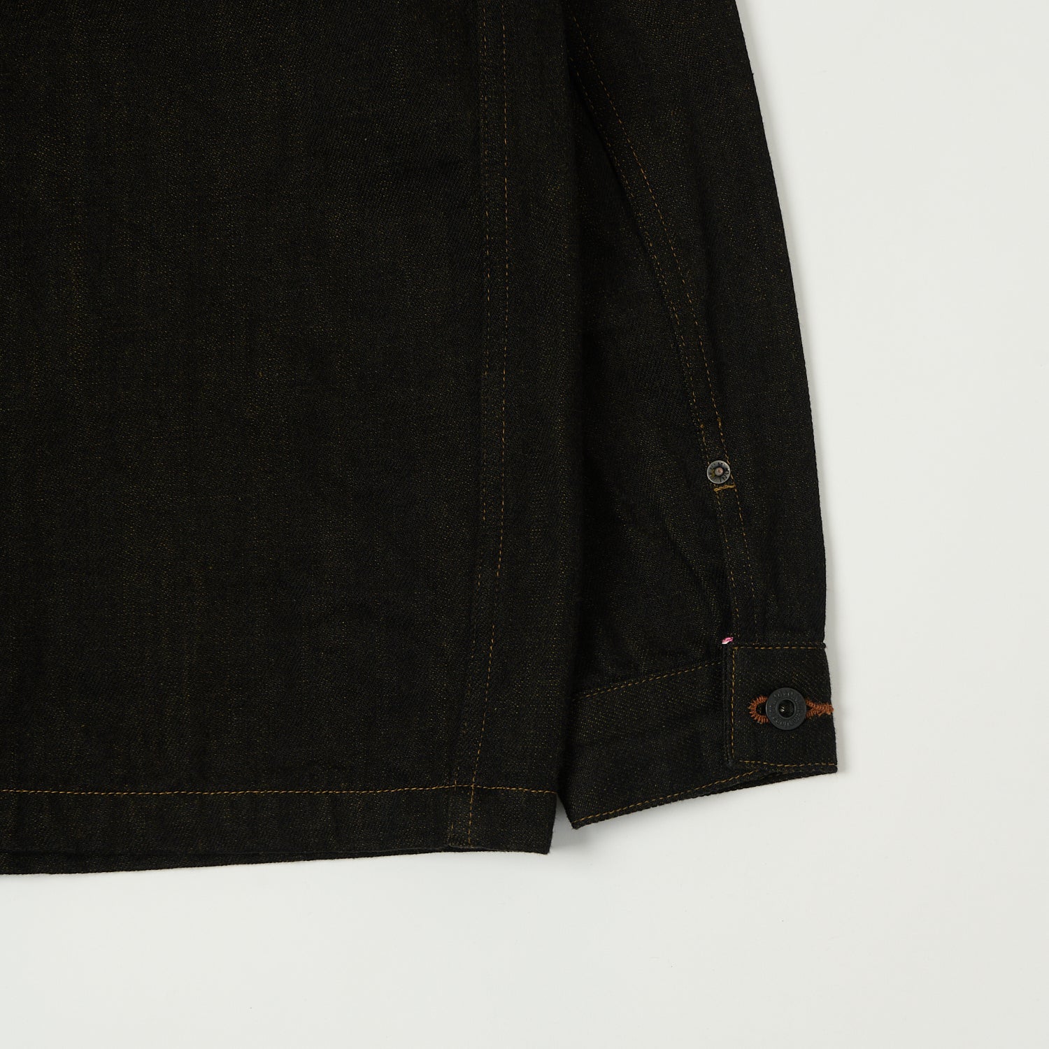 ONI Denim 03100-BKOL 12.5oz Black x Olive Work Jacket - One Wash