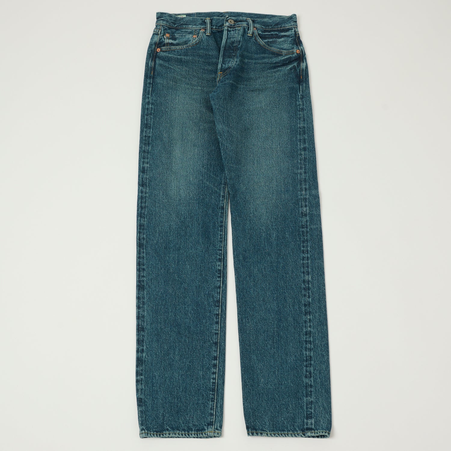 ONI Denim 246 Ishikawadai 15oz Relaxed Tapered Jean - Used Wash